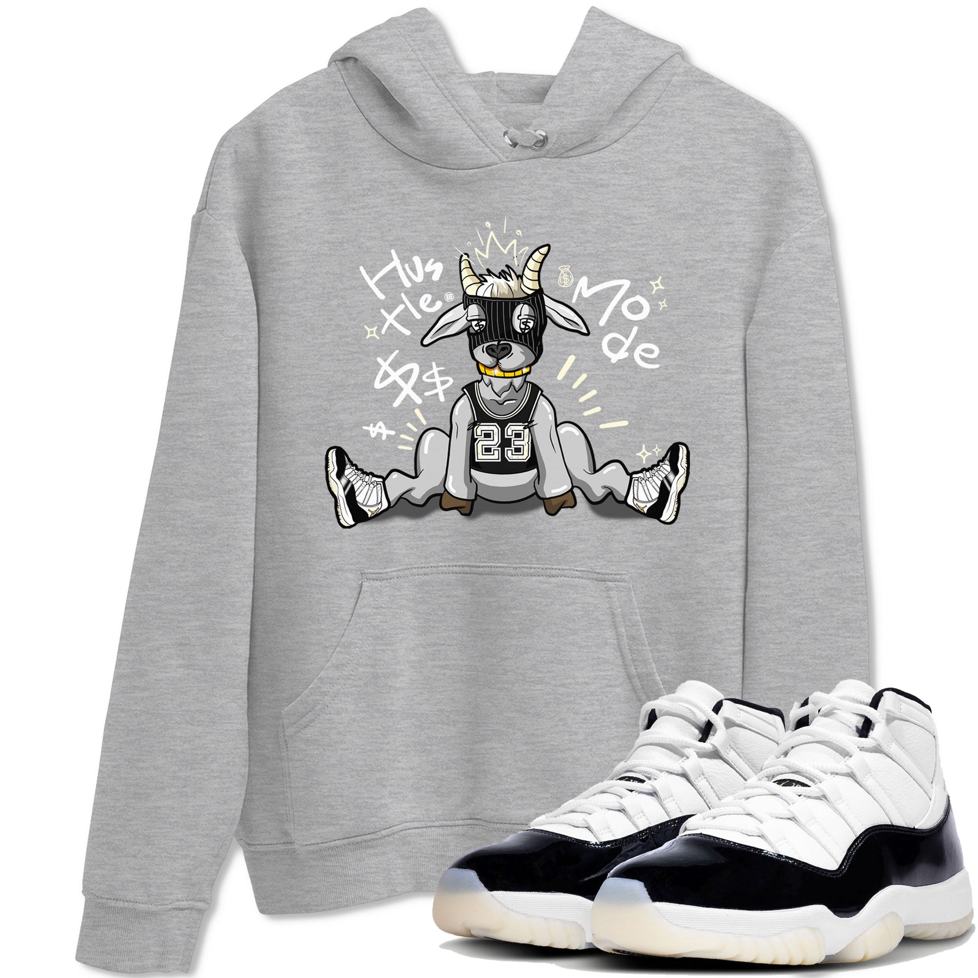 Hustle Goat snkmatch Tee - Air Jordan 11 Gratitude