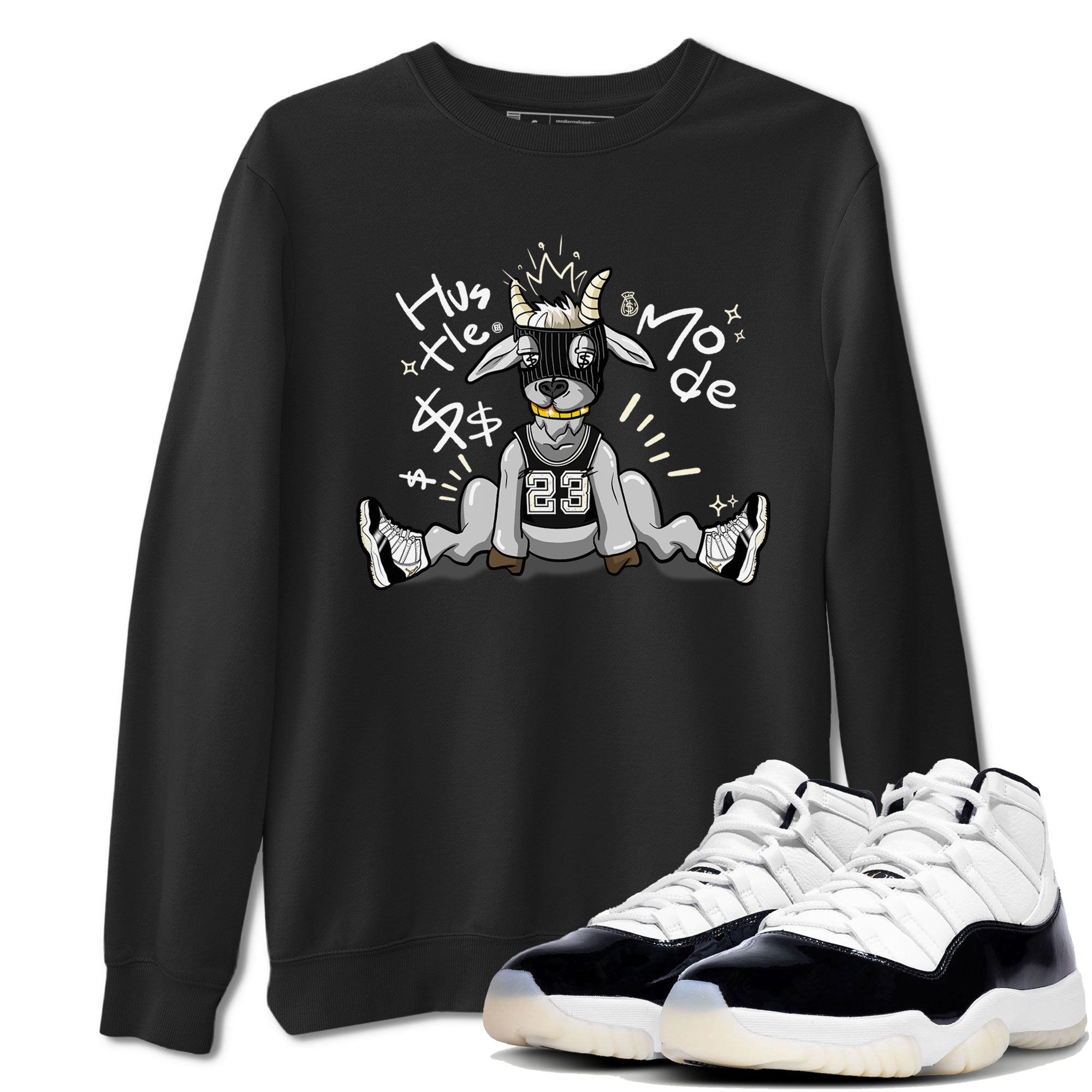 Hustle Goat snkmatch Tee - Air Jordan 11 Gratitude