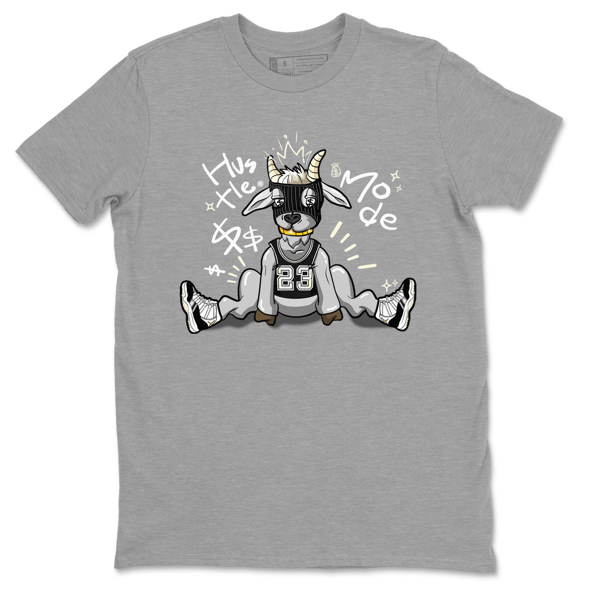 Hustle Goat snkmatch Tee - Air Jordan 11 Gratitude