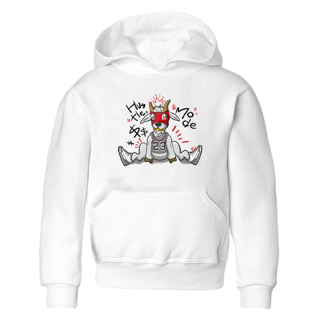 Hustle Goat snkmatch Tees Kids - Air Jordan 3 Cement Grey