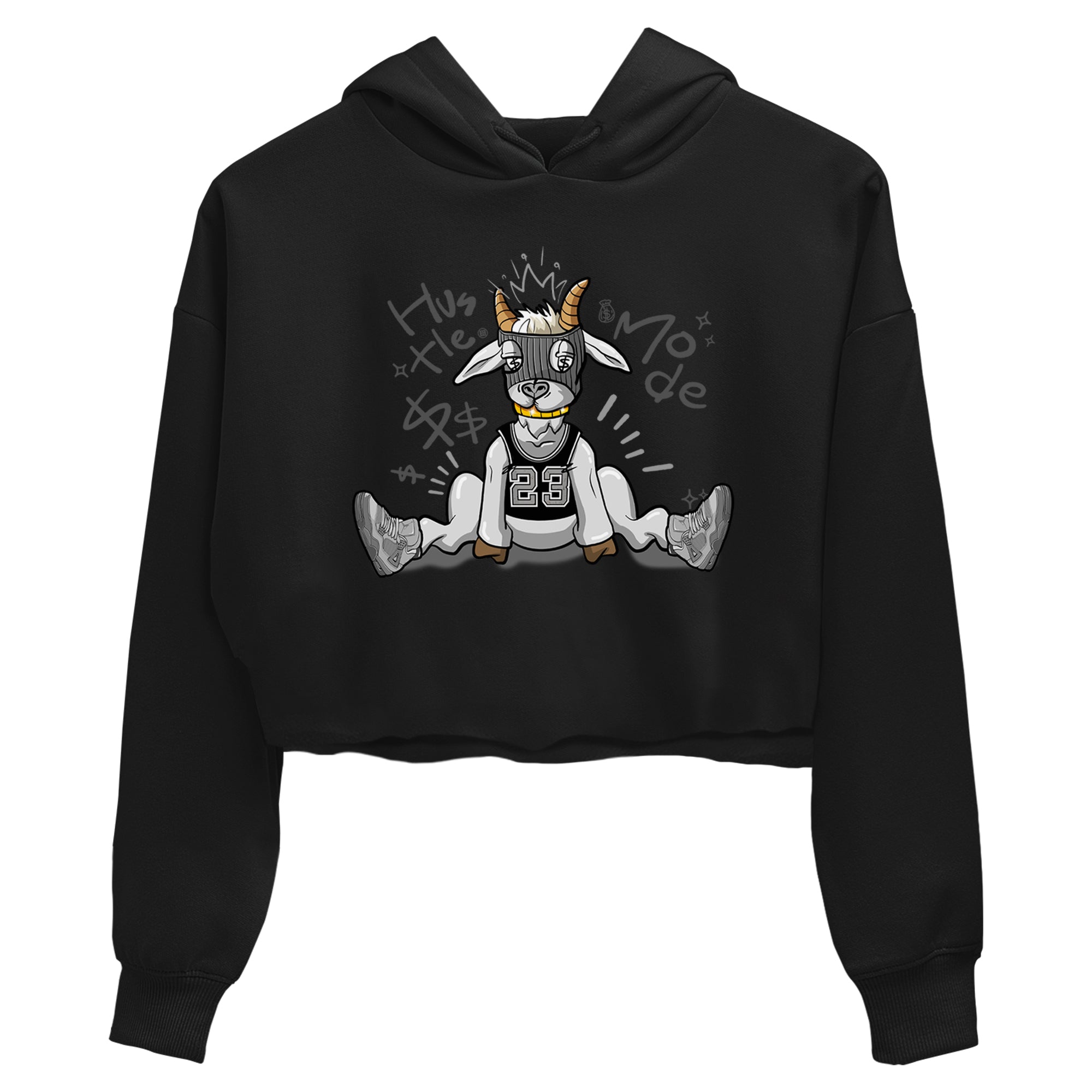 Hustle Goat snkmatch Women's Top - Air Jordan 4 Wet Cement