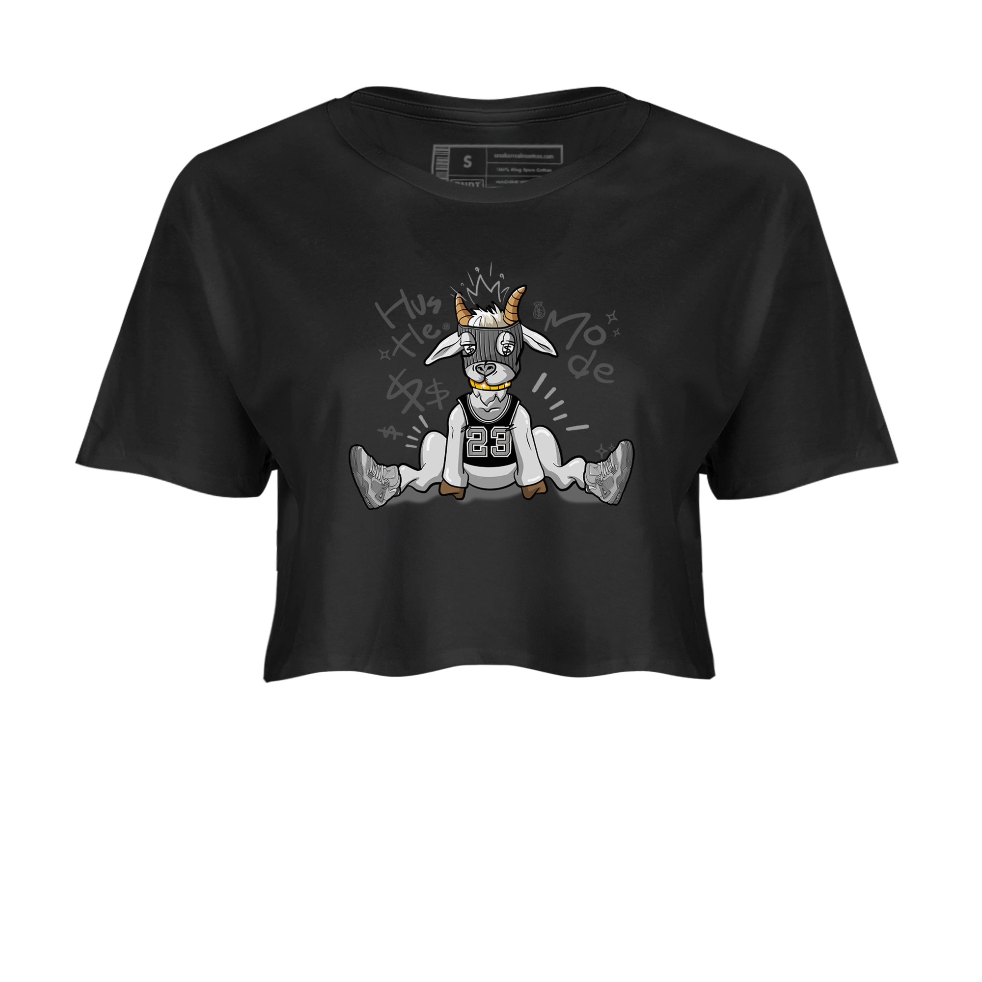 Hustle Goat snkmatch Women's Top - Air Jordan 4 Wet Cement