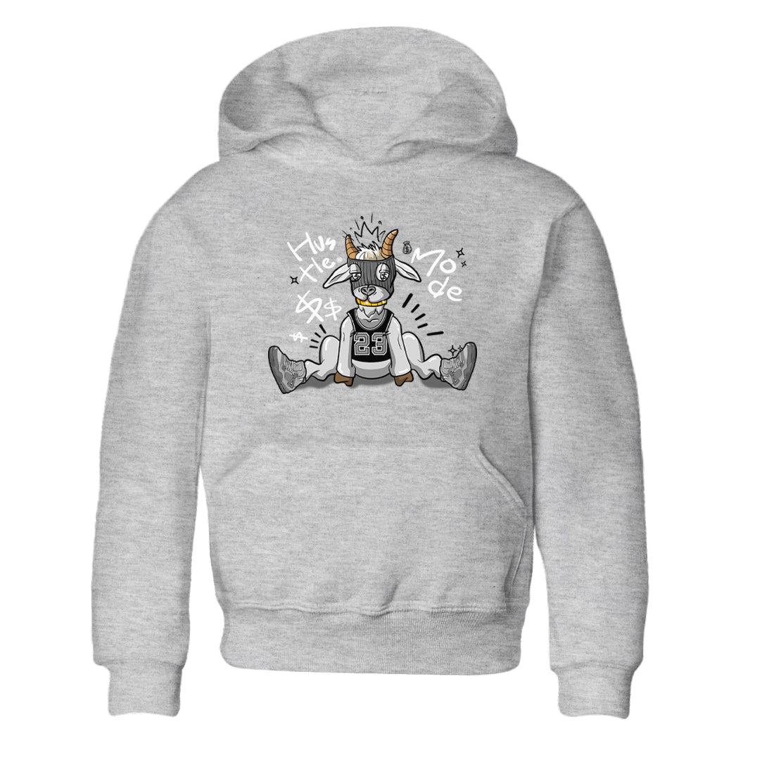 Hustle Goat snkmatch Tees Kids - Air Jordan 4 Wet Cement