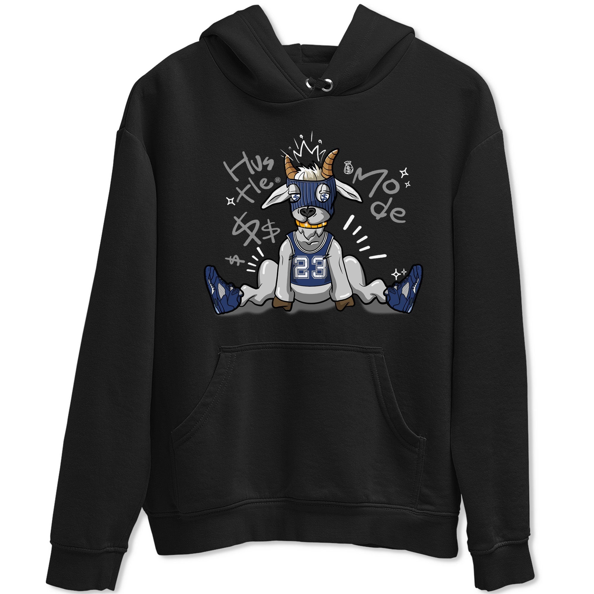 Hustle Goat snkmatch Tee - Air Jordan 5 Georgetown