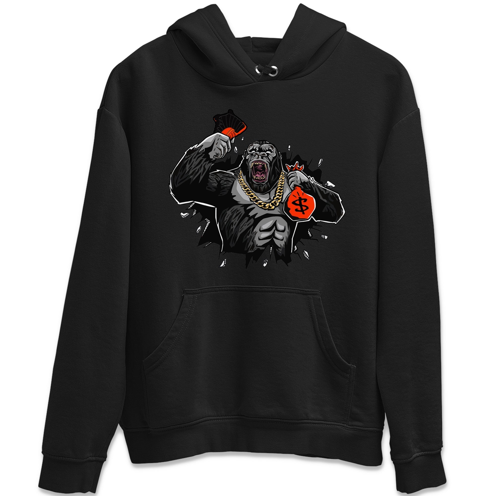 Hustle Gorilla Unisex Tops - Air Jordan 12 Brilliant Orange
