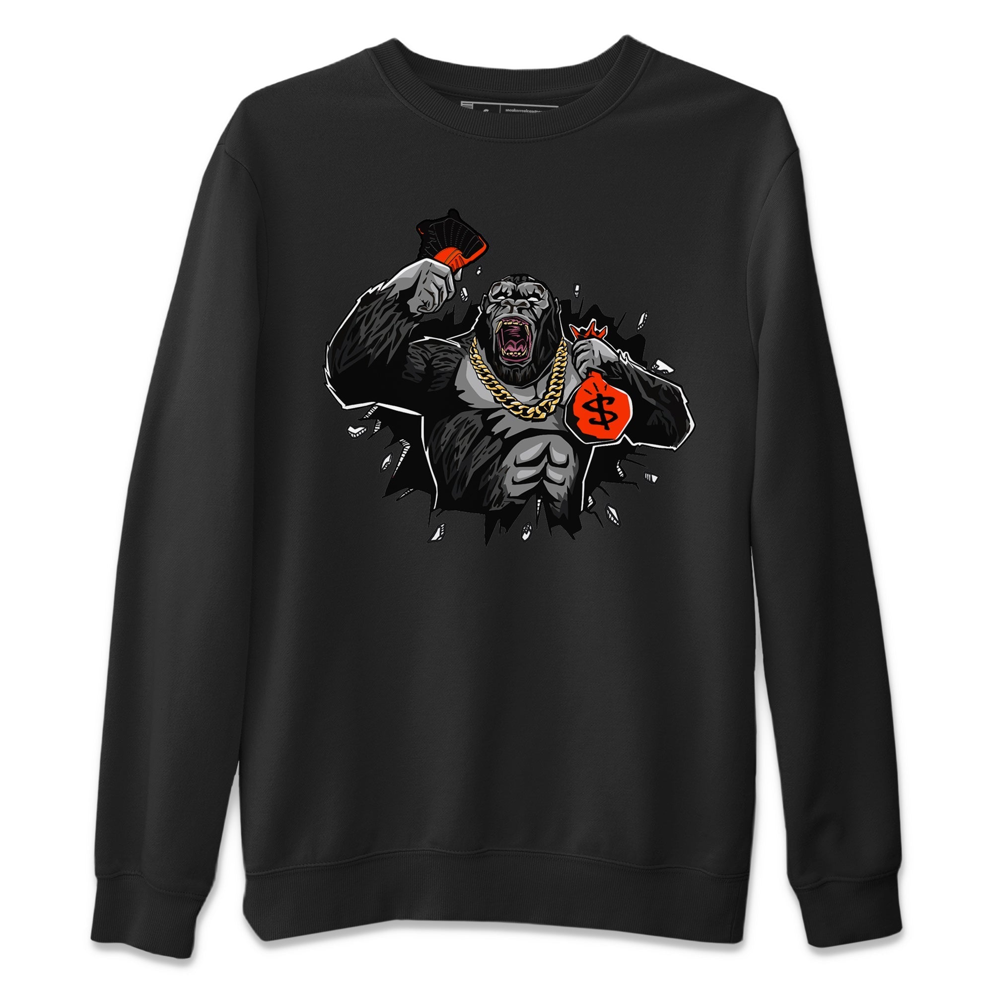 Hustle Gorilla Unisex Tops - Air Jordan 12 Brilliant Orange