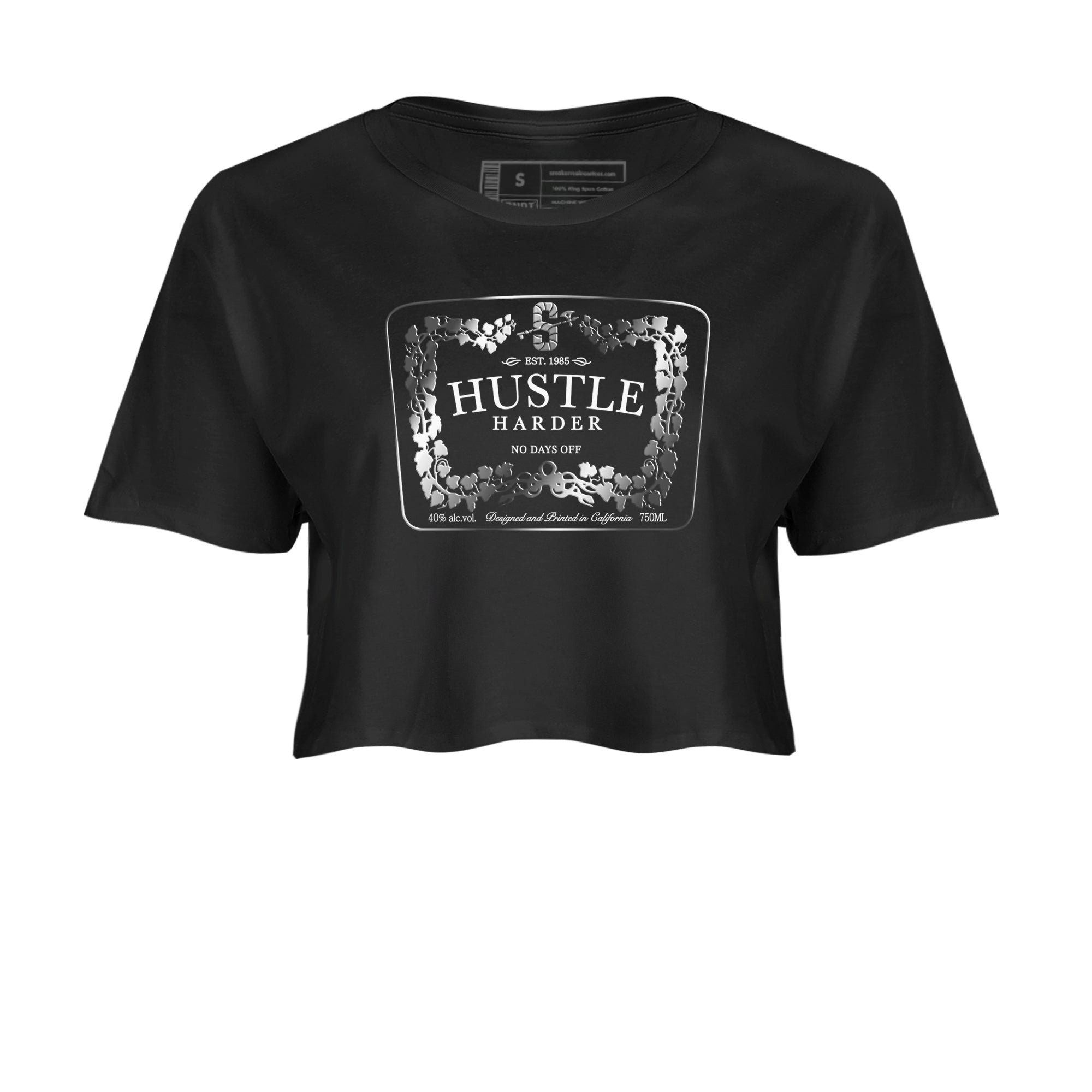 Hustle Harder snkmatch Women's Top - AE 1 Silver Metallic
