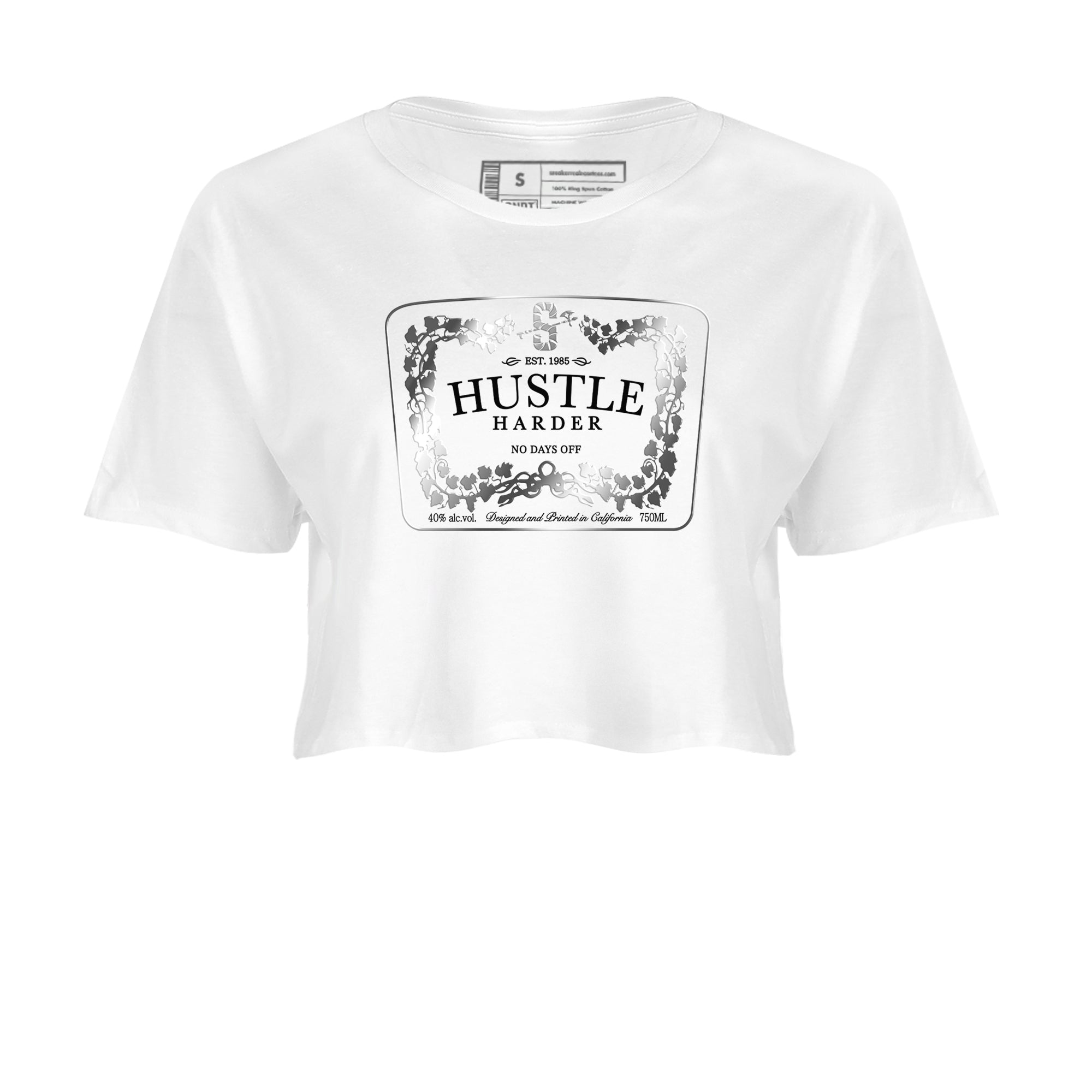 Hustle Harder snkmatch Women's Top - AE 1 Silver Metallic