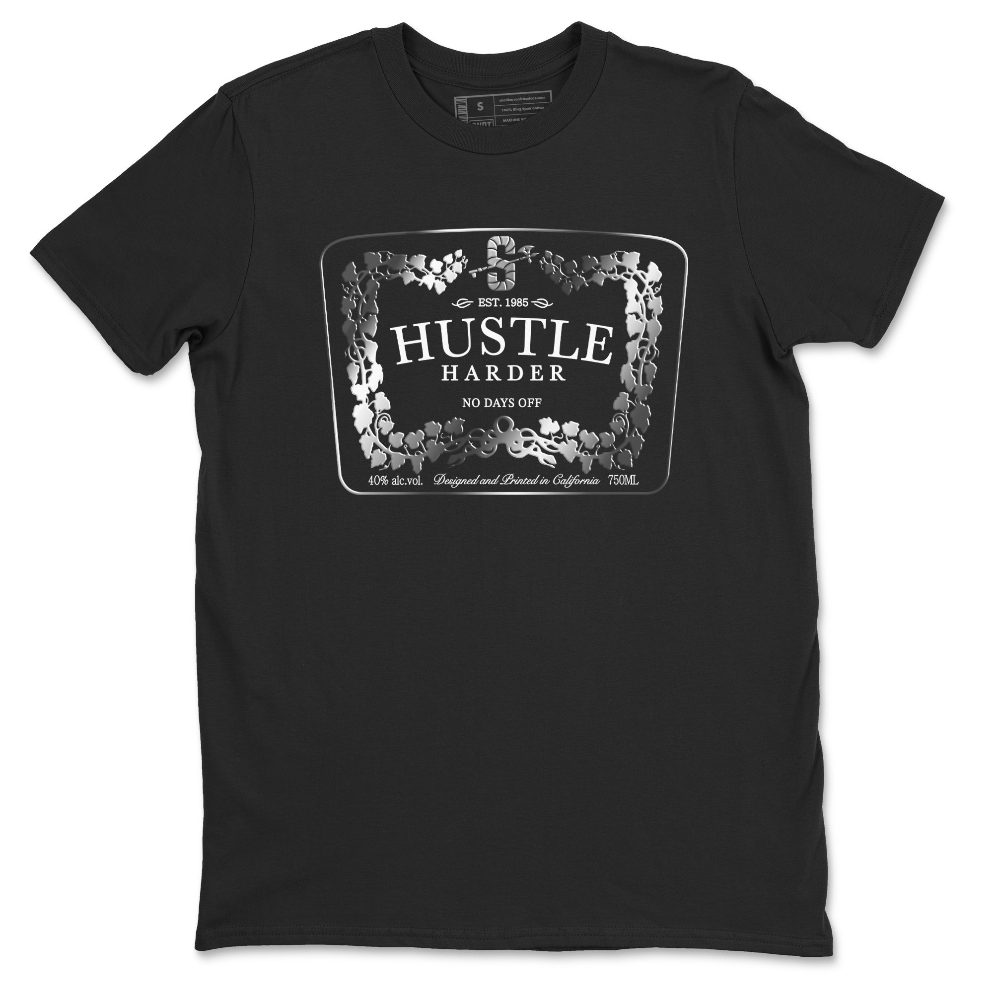 Hustle Harder snkmatch Tees - AE 1 Silver Metallic