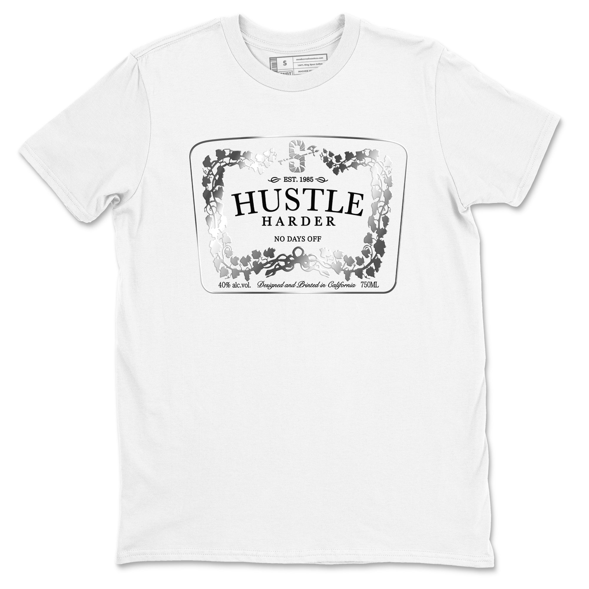 Hustle Harder snkmatch Tees - AE 1 Silver Metallic
