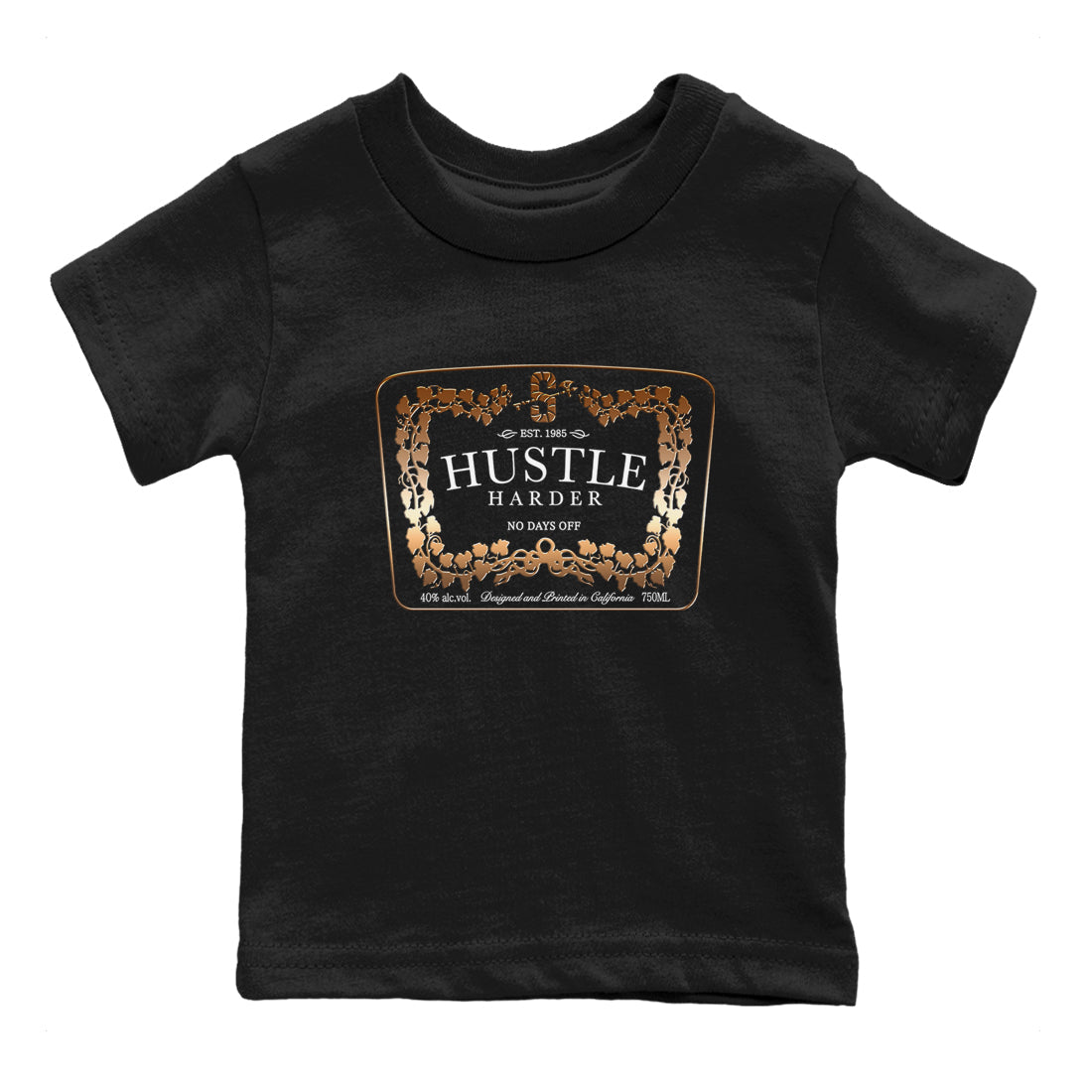 Hustle Harder snkmatch Tees Kids - Air Foamposite One Metallic Copper