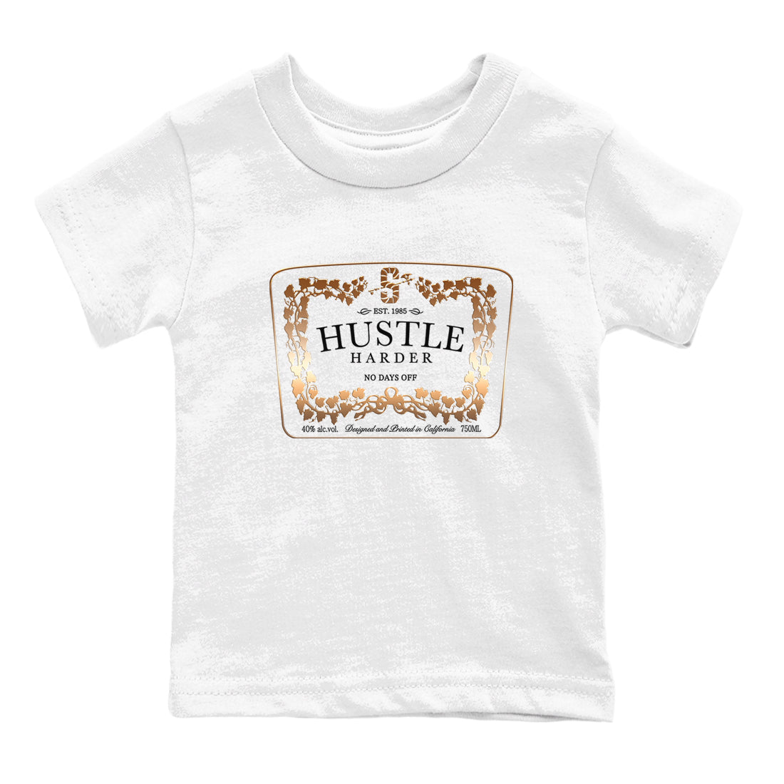 Hustle Harder snkmatch Tees Kids - Air Foamposite One Metallic Copper
