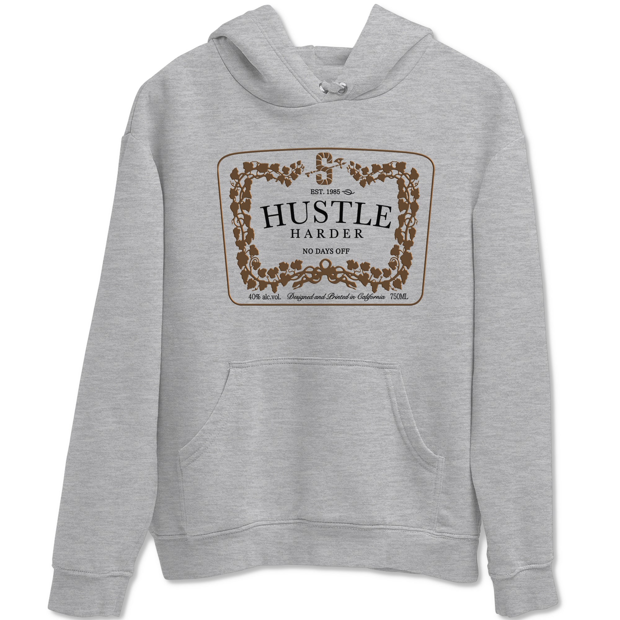 Hustle Harder snkmatch Tees - Air Jordan 1 Mocha