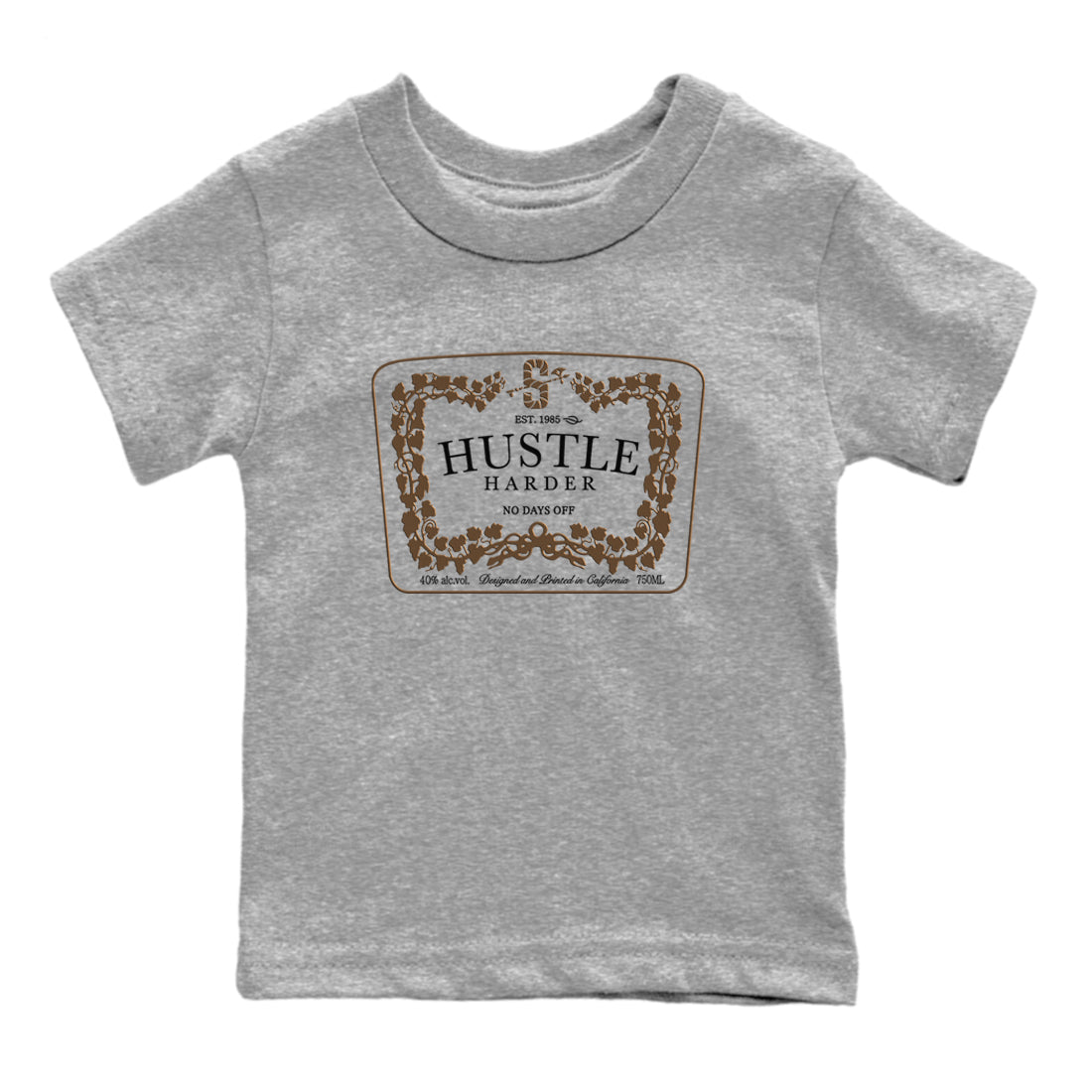 Hustle Harder snkmatch Tees Kids - Air Jordan 1 Mocha
