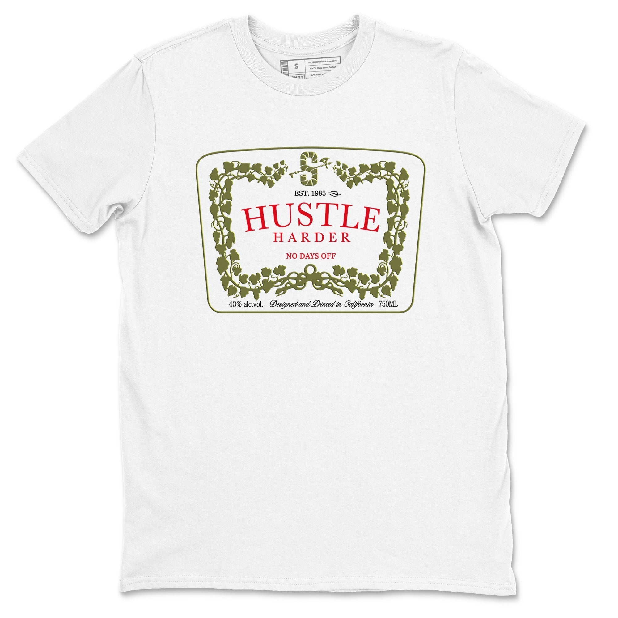 Hustle Harder snkmatch Tees - Air Jordan 1 Travis Scott Medium Olive