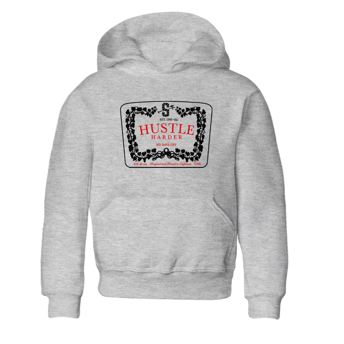Hustle Harder snkmatch Tees Kids - Air Jordan 11 Bred Velvet