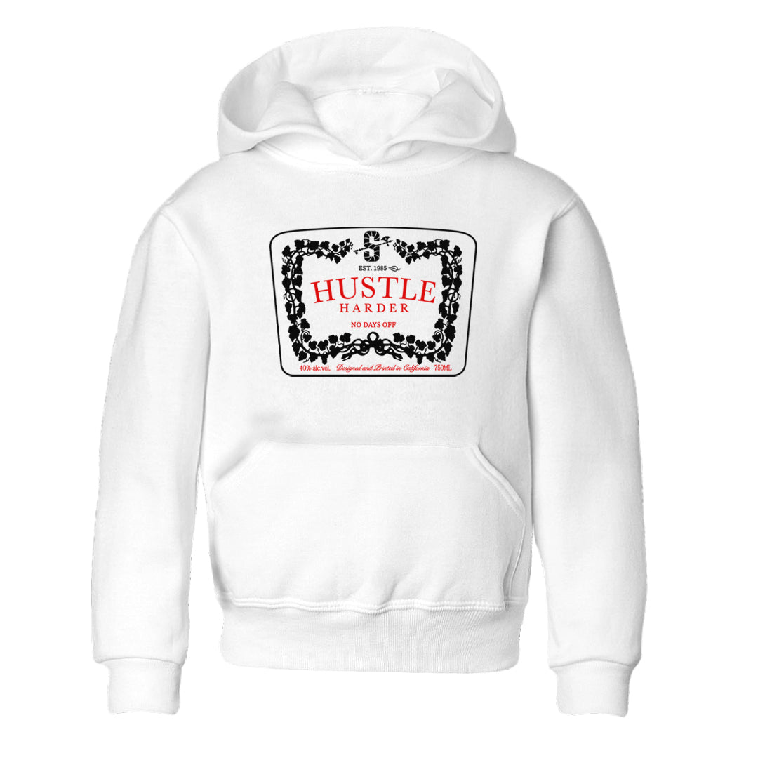 Hustle Harder snkmatch Tees Kids - Air Jordan 11 Bred Velvet
