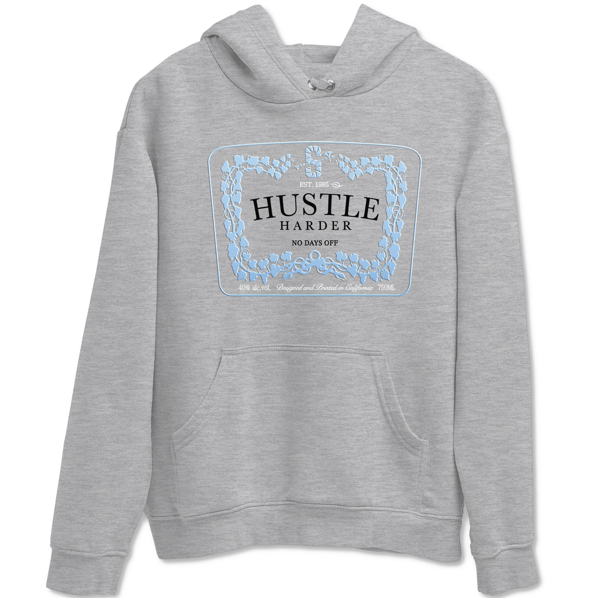 Hustle Harder snkmatch Tees - Air Jordan 11 Retro Legend Blue