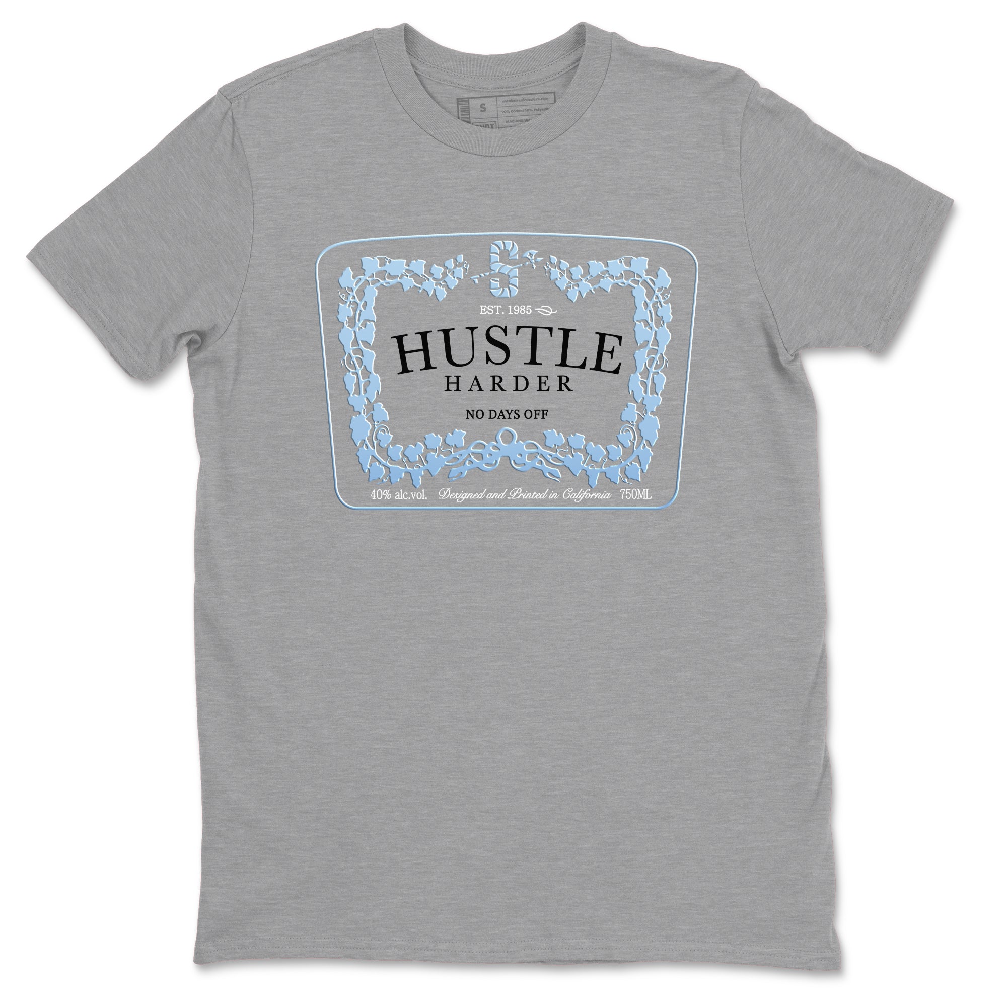 Hustle Harder snkmatch Tees - Air Jordan 11 Retro Legend Blue