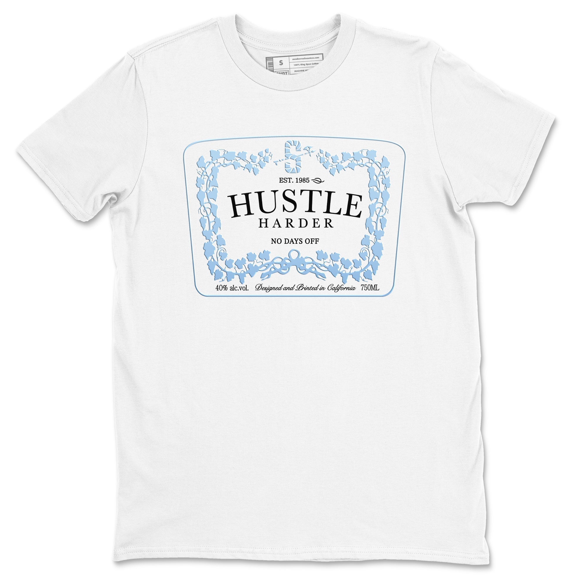 Hustle Harder snkmatch Tees - Air Jordan 11 Retro Legend Blue