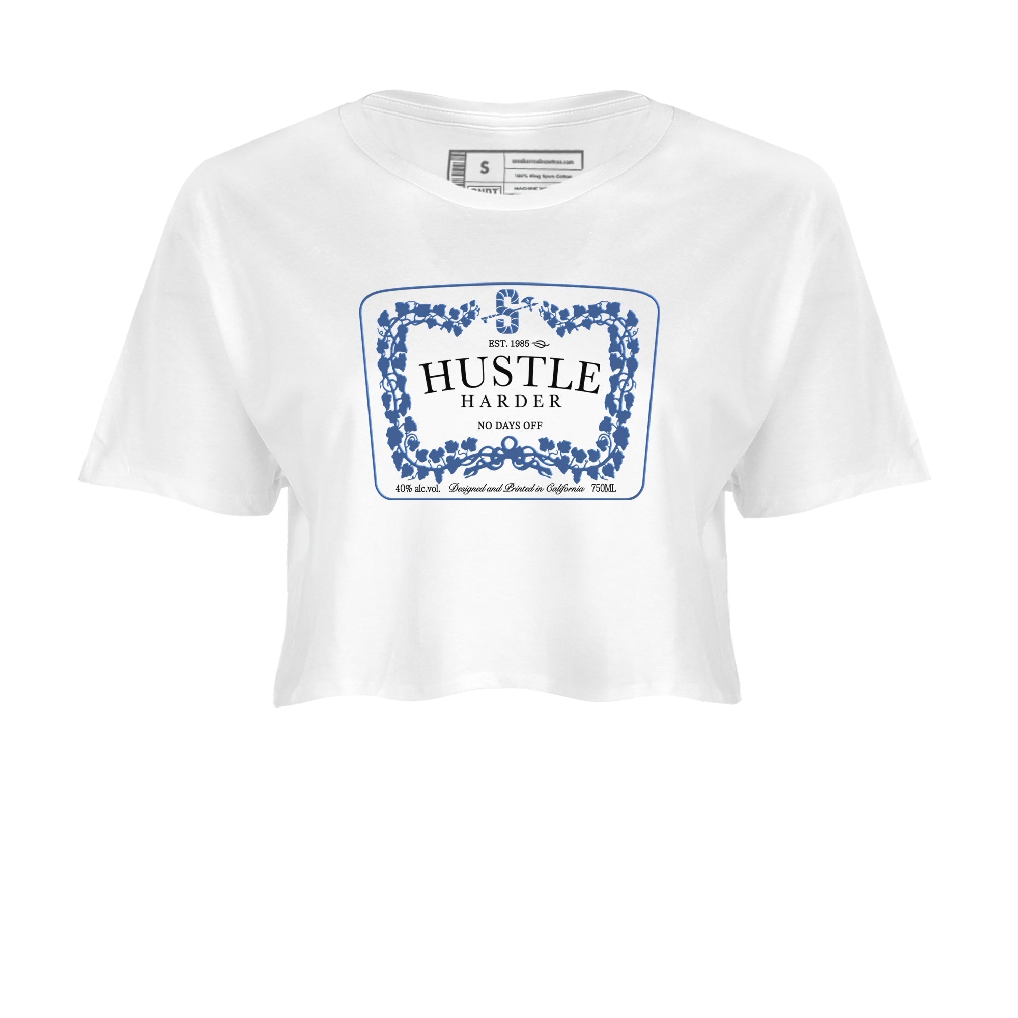 Hustle Harder snkmatch Women's Top - Air Jordan 11 Diffused Blue