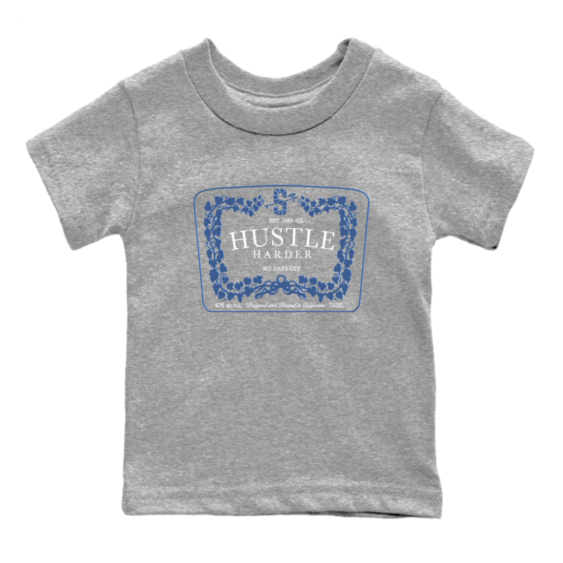 Hustle Harder snkmatch Tees Kids - Air Jordan 11 Diffused Blue