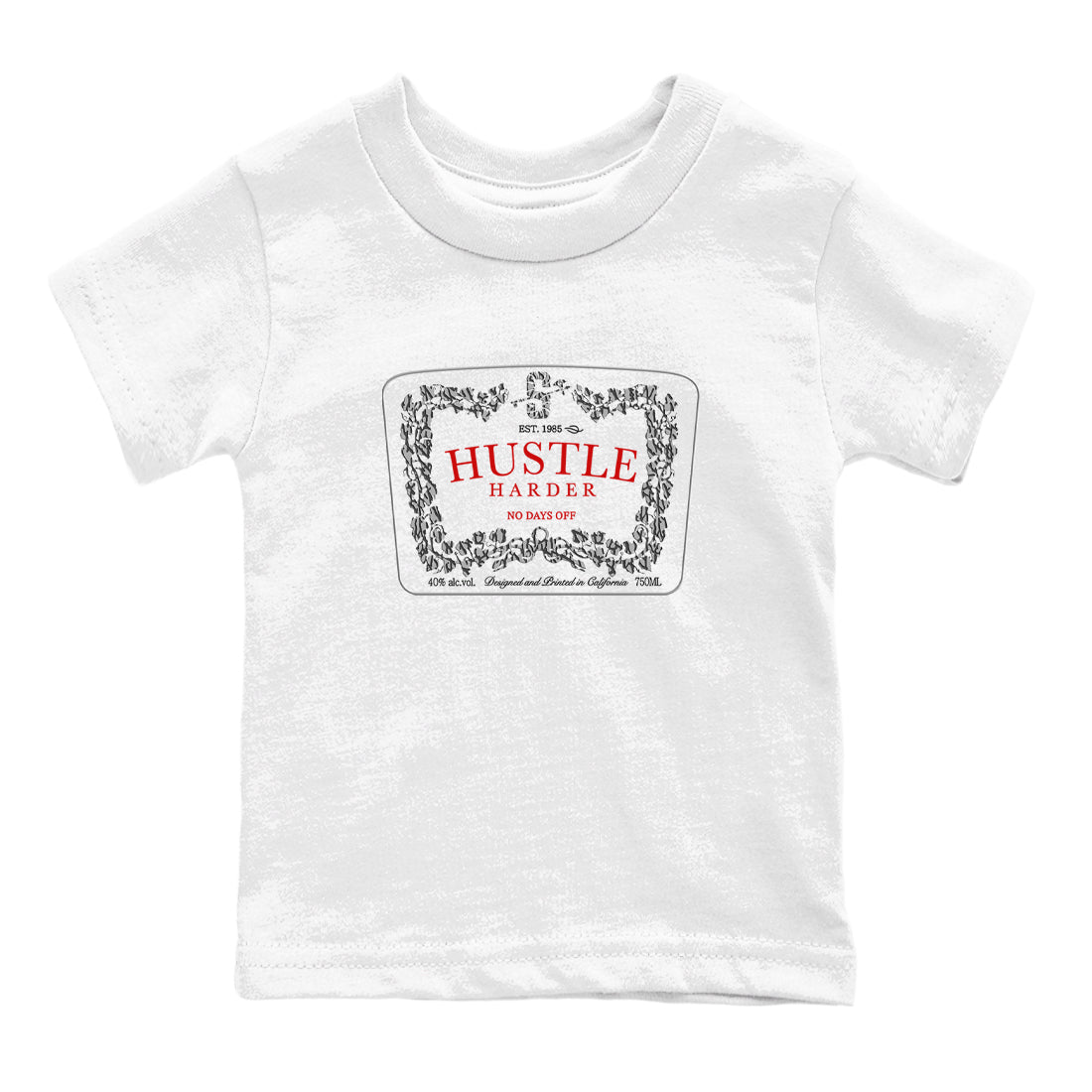 Hustle Harder snkmatch Tees Kids - Air Jordan 3 Cement Grey