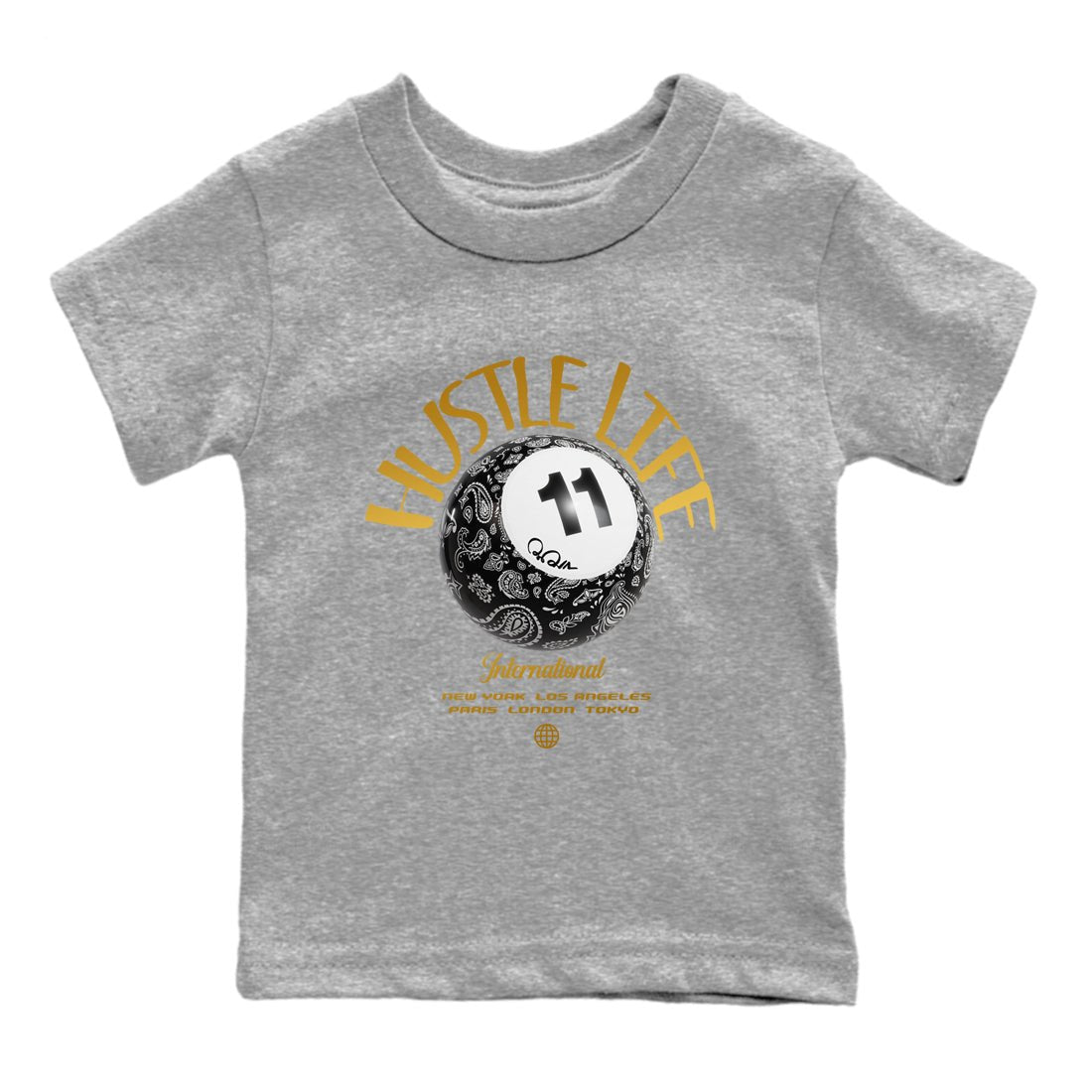 Hustle Life snkmatch Tee Kids - Air Jordan 11 Gratitude