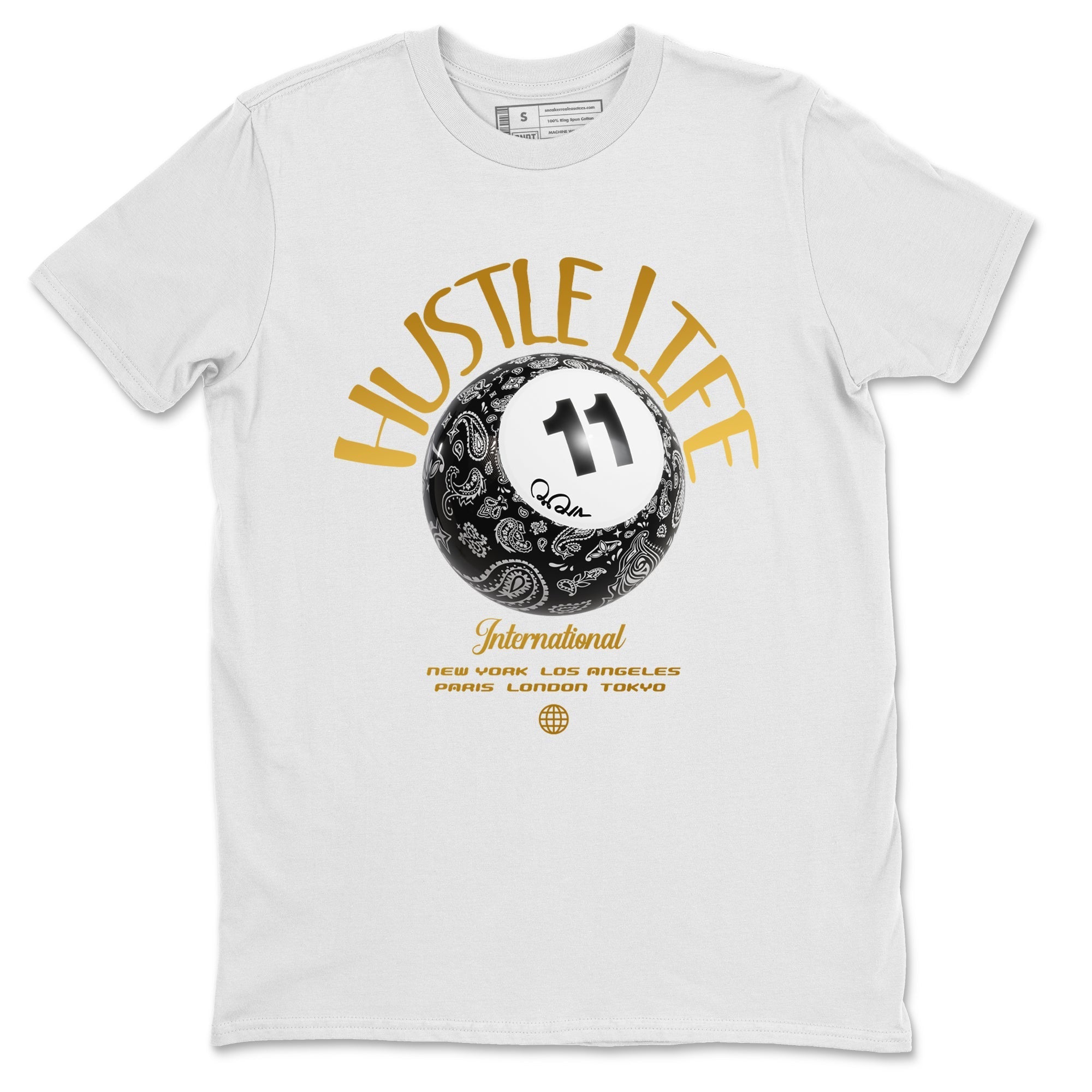 Hustle Life snkmatch Tee - Air Jordan 11 Gratitude