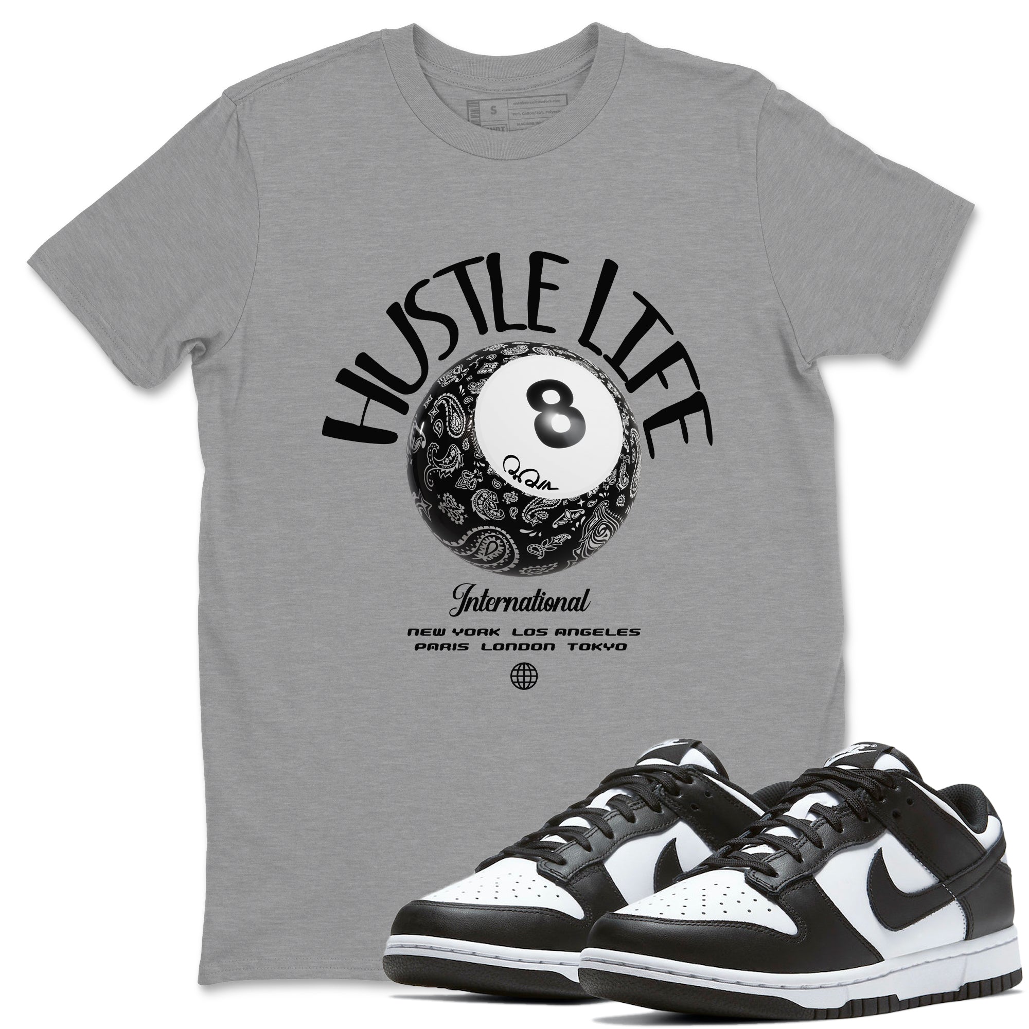 Hustle Life snkmatch Tee - Dunk Panda