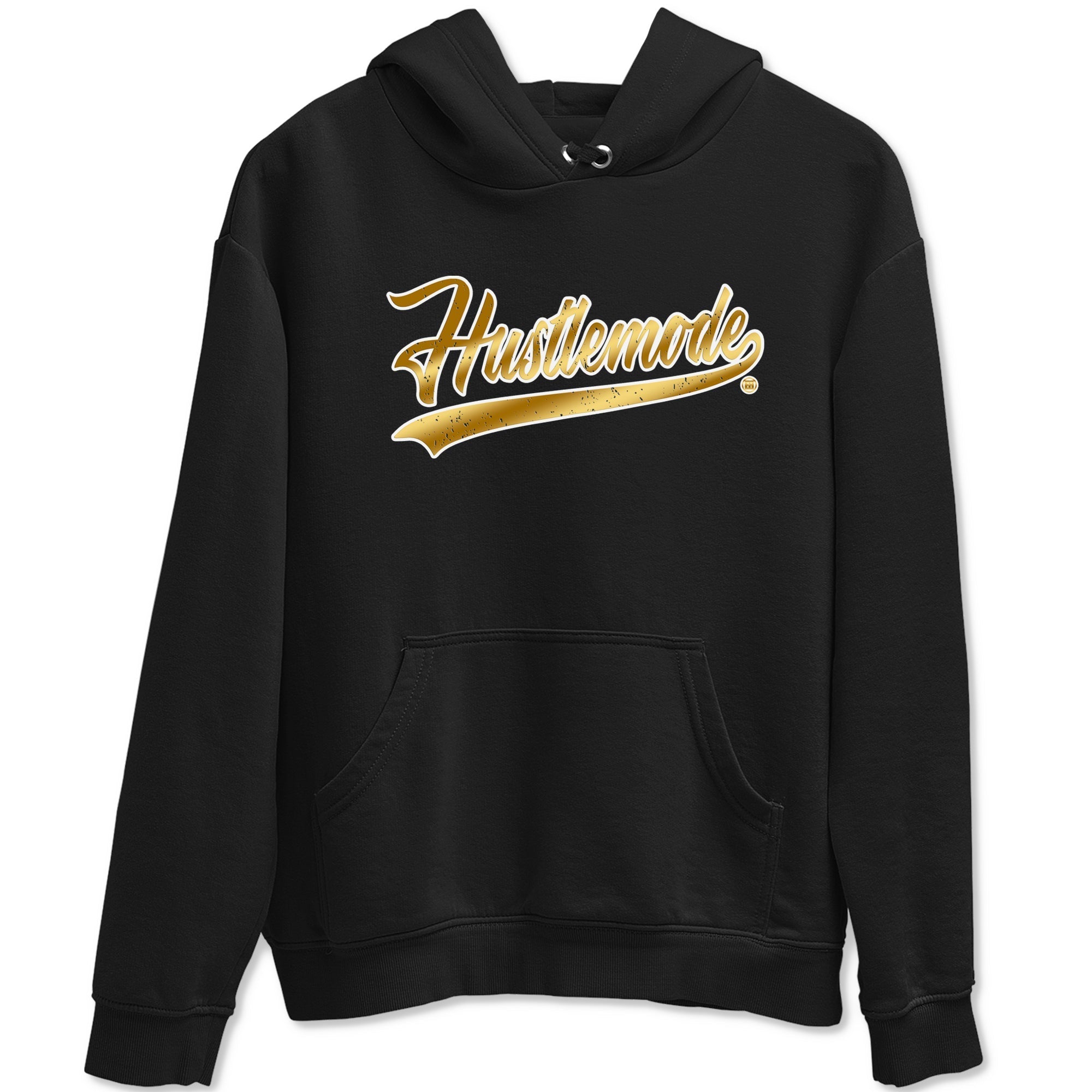 Hustle Mode snkmatch Tees - Air Jordan 1 Black Metallic Gold