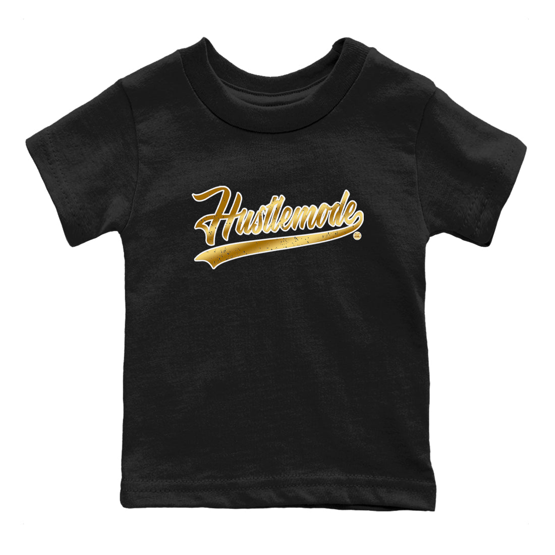 Hustle Mode snkmatch Tees Kids - Air Jordan 1 Black Metallic Gold