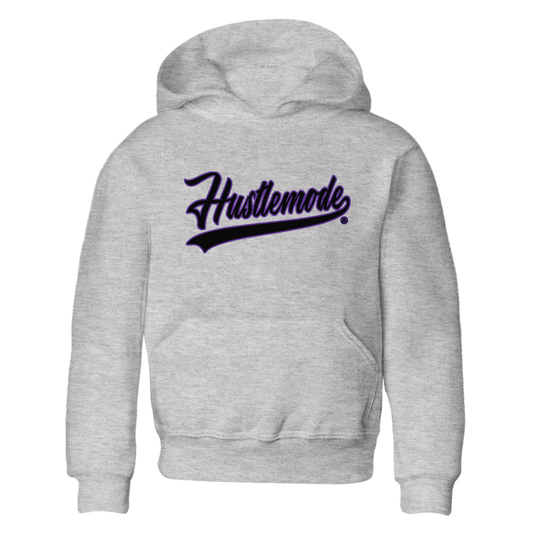 Hustle Mode Kids Tops - Air Jordan 12 Field Purple