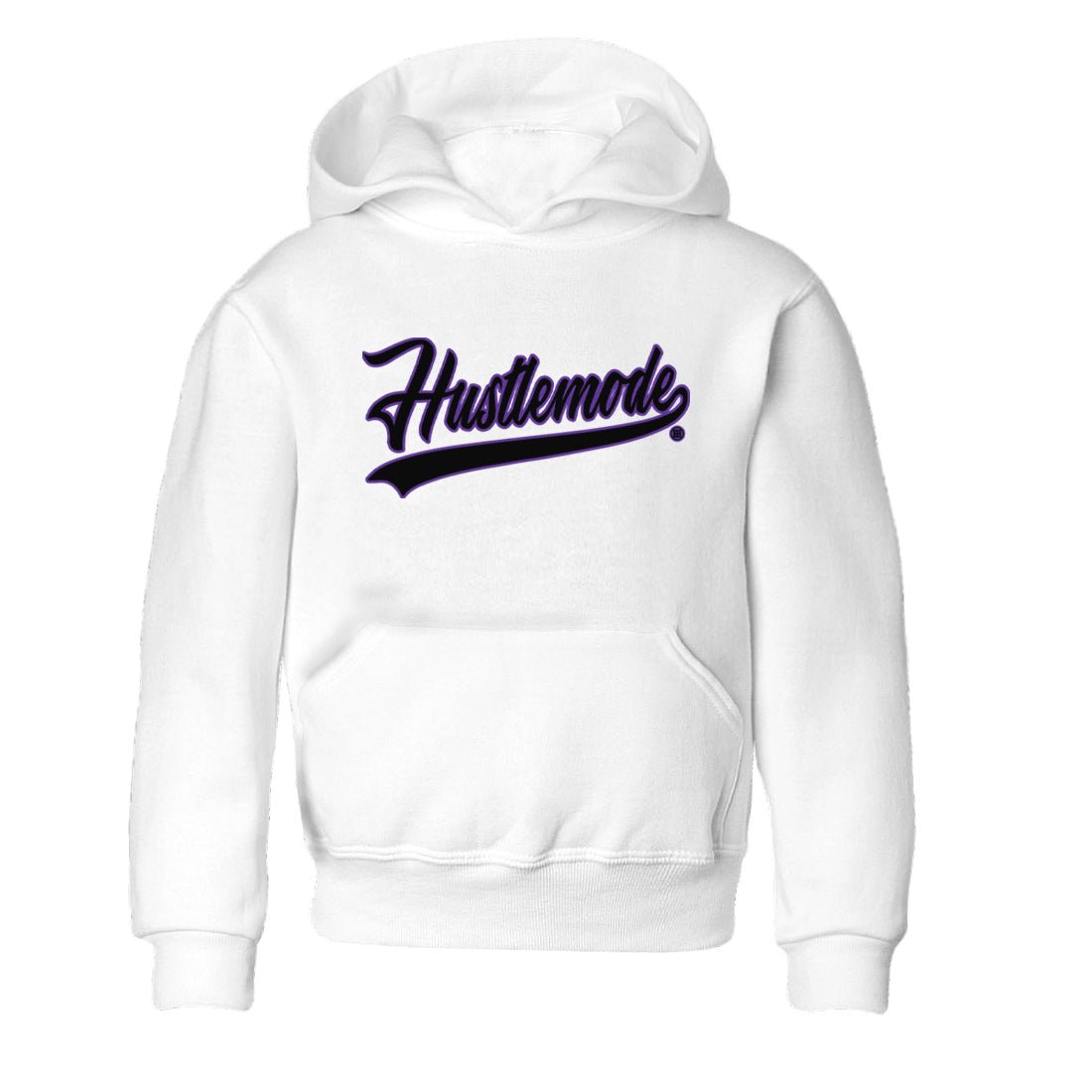 Hustle Mode Kids Tops - Air Jordan 12 Field Purple