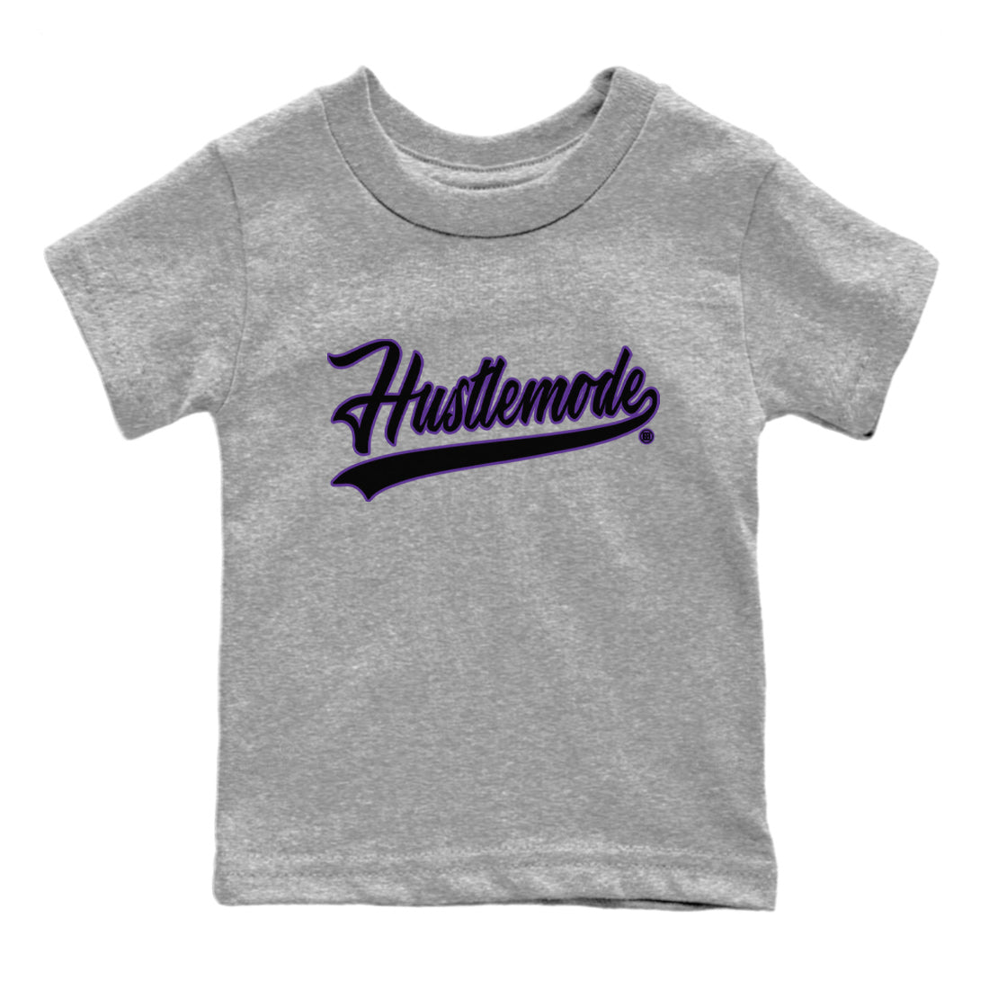 Hustle Mode Kids Tops - Air Jordan 12 Field Purple