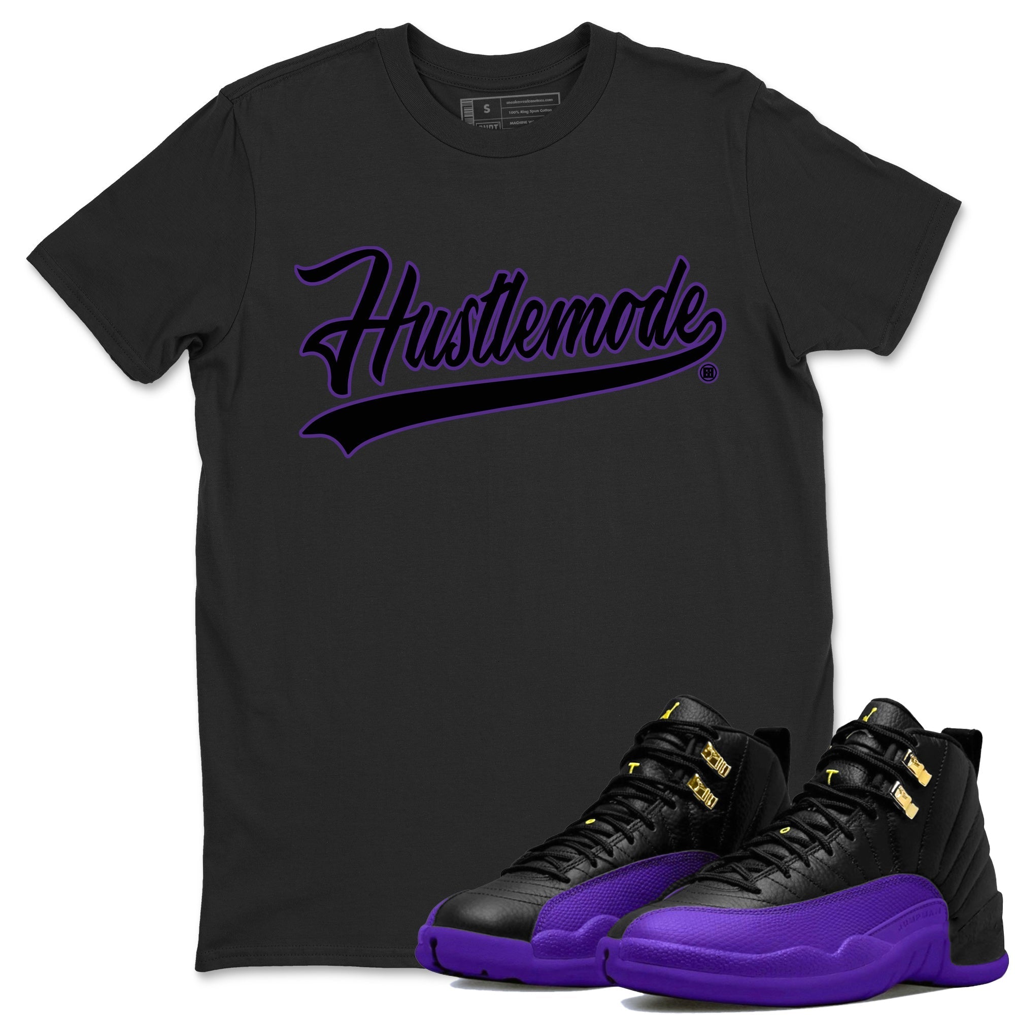 Hustle Mode Unisex Tops - Air Jordan 12 Field Purple