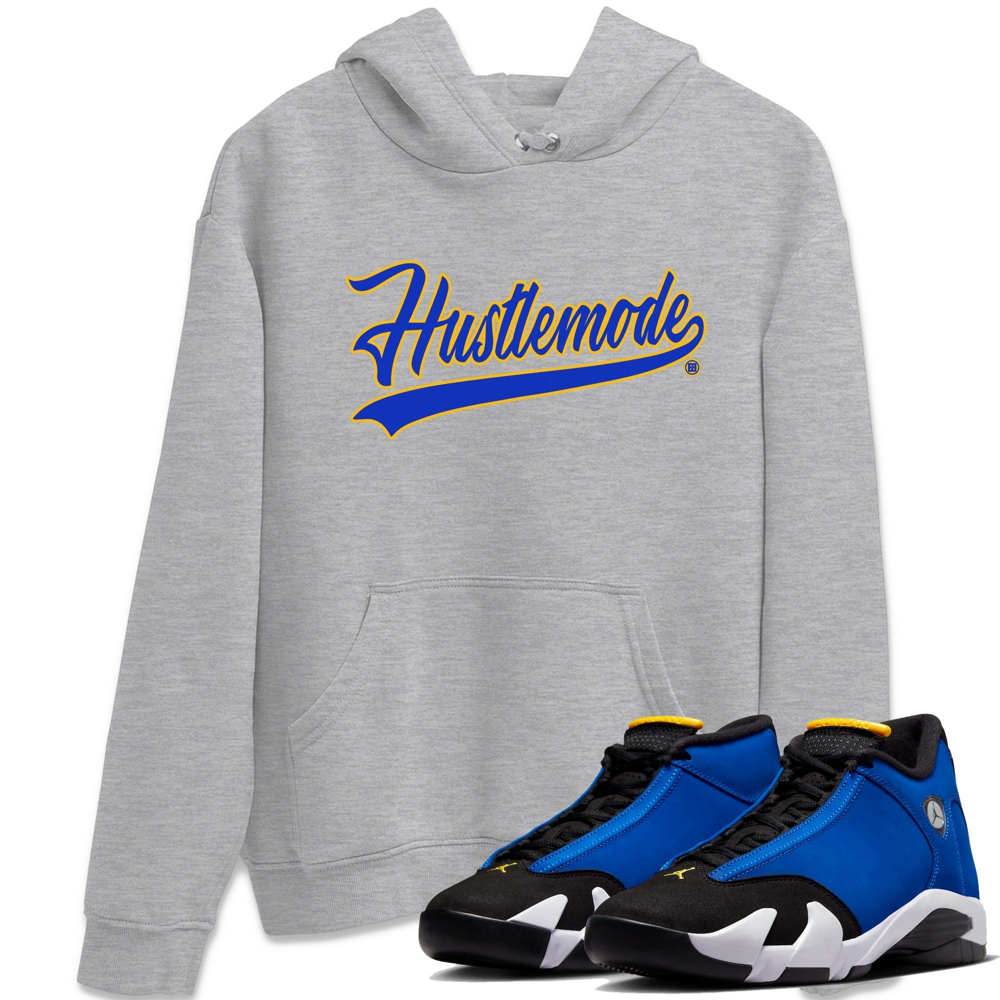 Hustle Mode Unisex Tops - Air Jordan 14 Laney