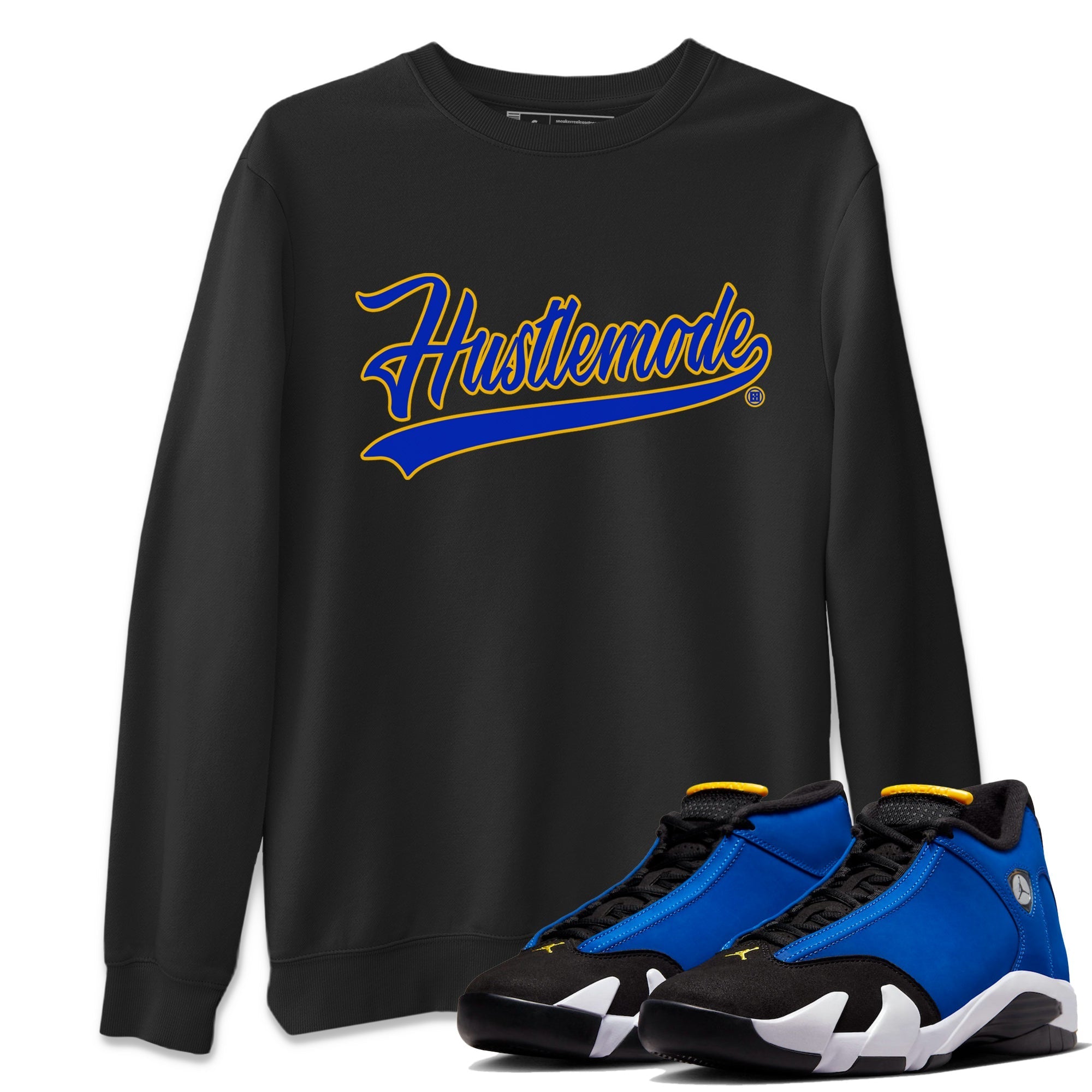 Hustle Mode Unisex Tops - Air Jordan 14 Laney
