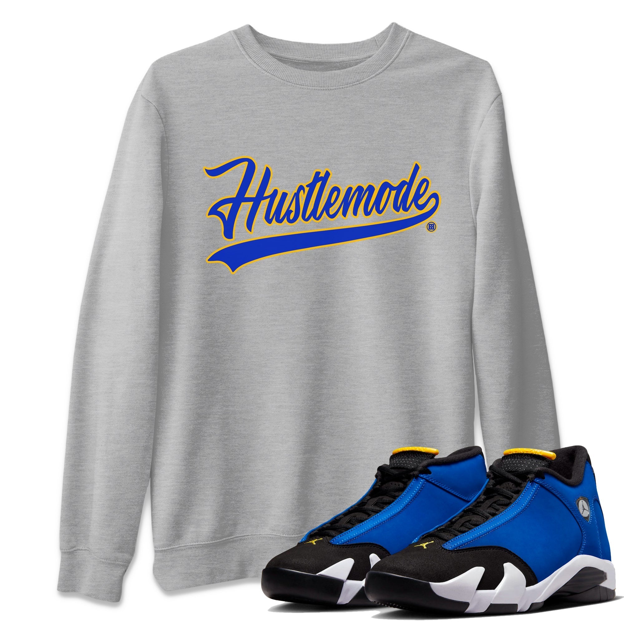Hustle Mode Unisex Tops - Air Jordan 14 Laney