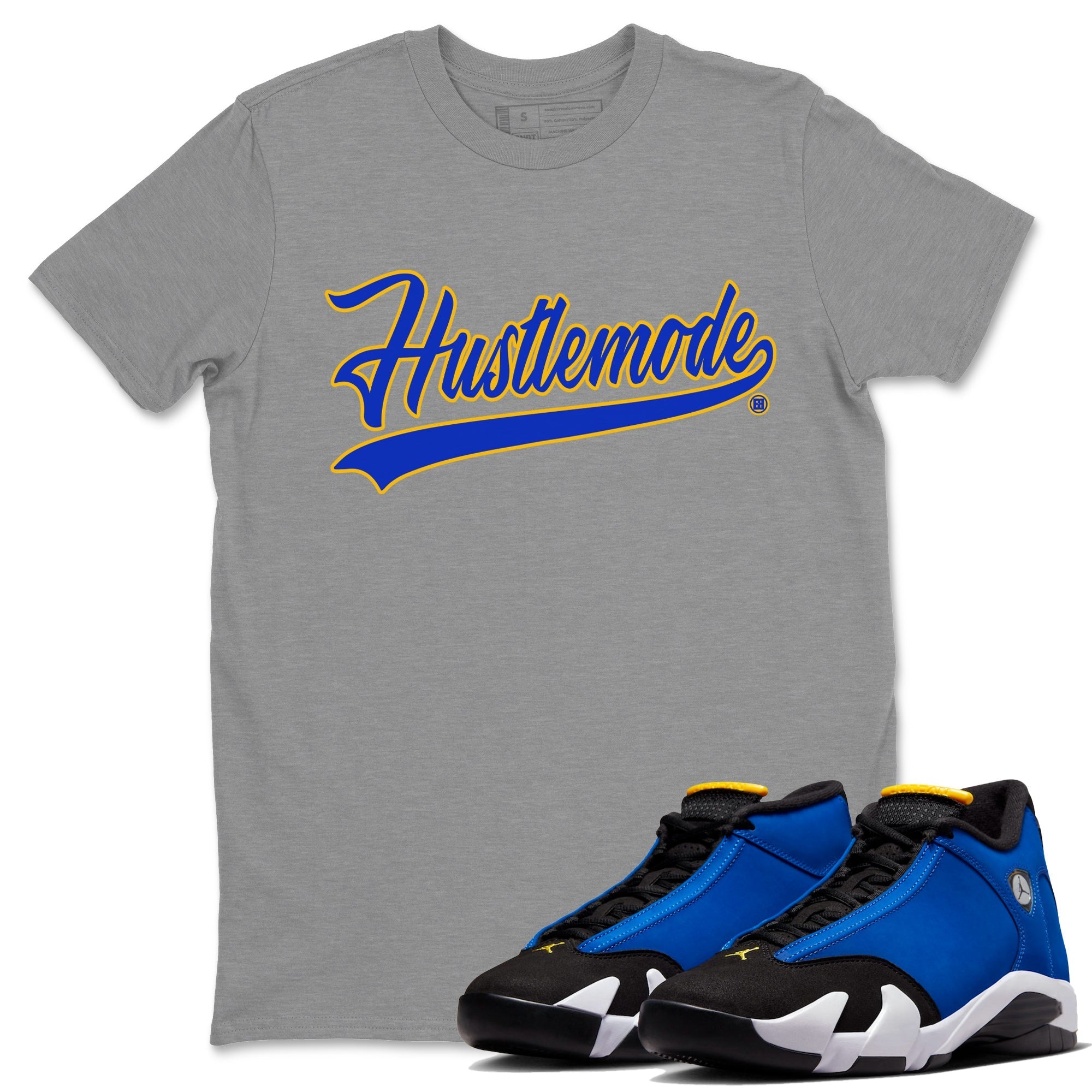 Hustle Mode Unisex Tops - Air Jordan 14 Laney