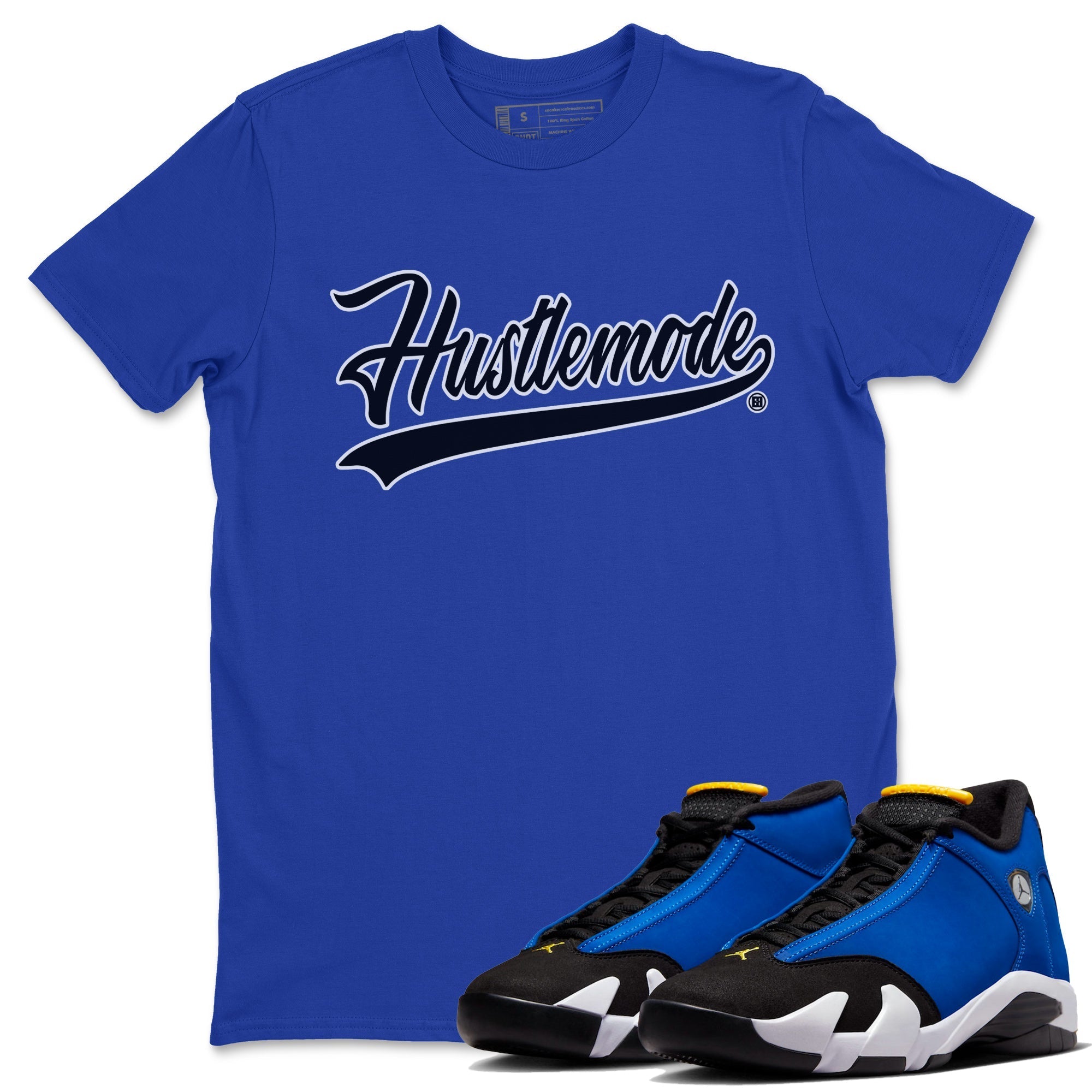 Hustle Mode Unisex Tops - Air Jordan 14 Laney