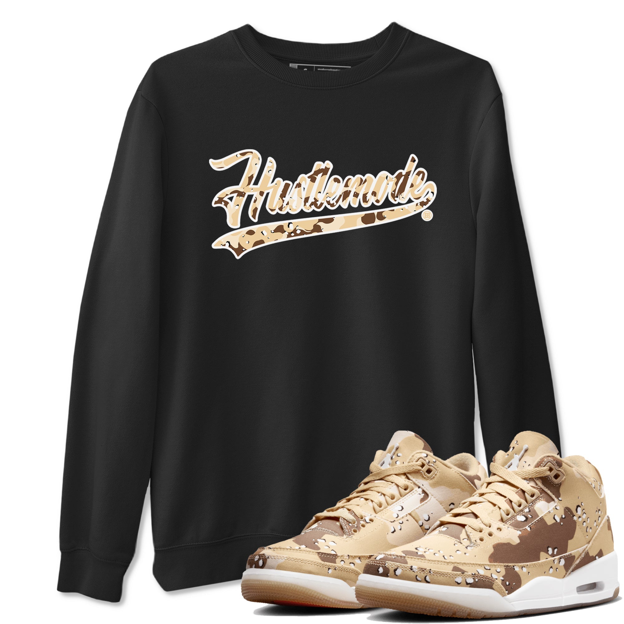 Hustle Mode snkmatch Tees - Air Jordan 3 Desert Camo