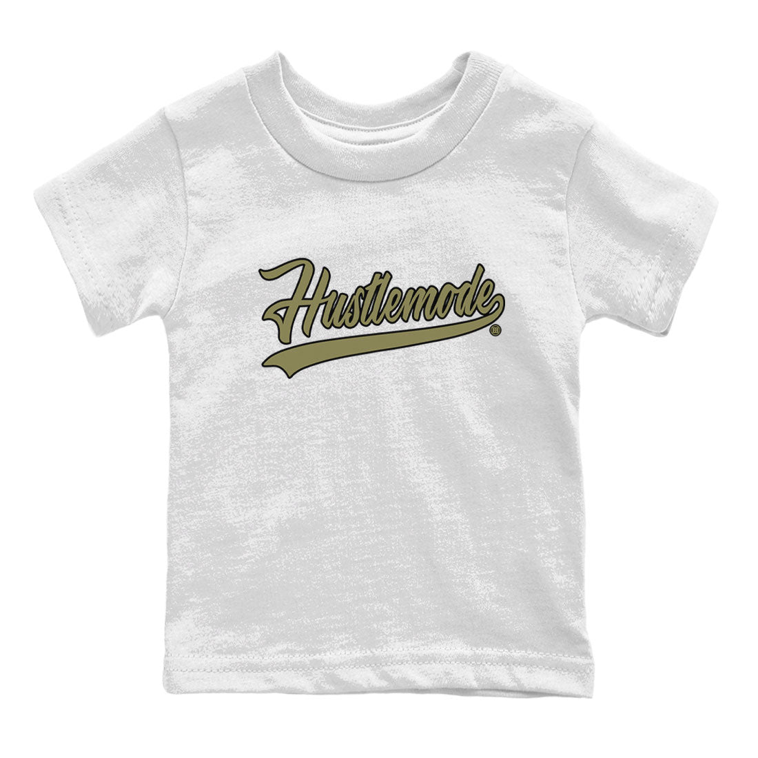 Hustle Mode snkmatch Tee Kids - Air Jordan 4 Medium Olive