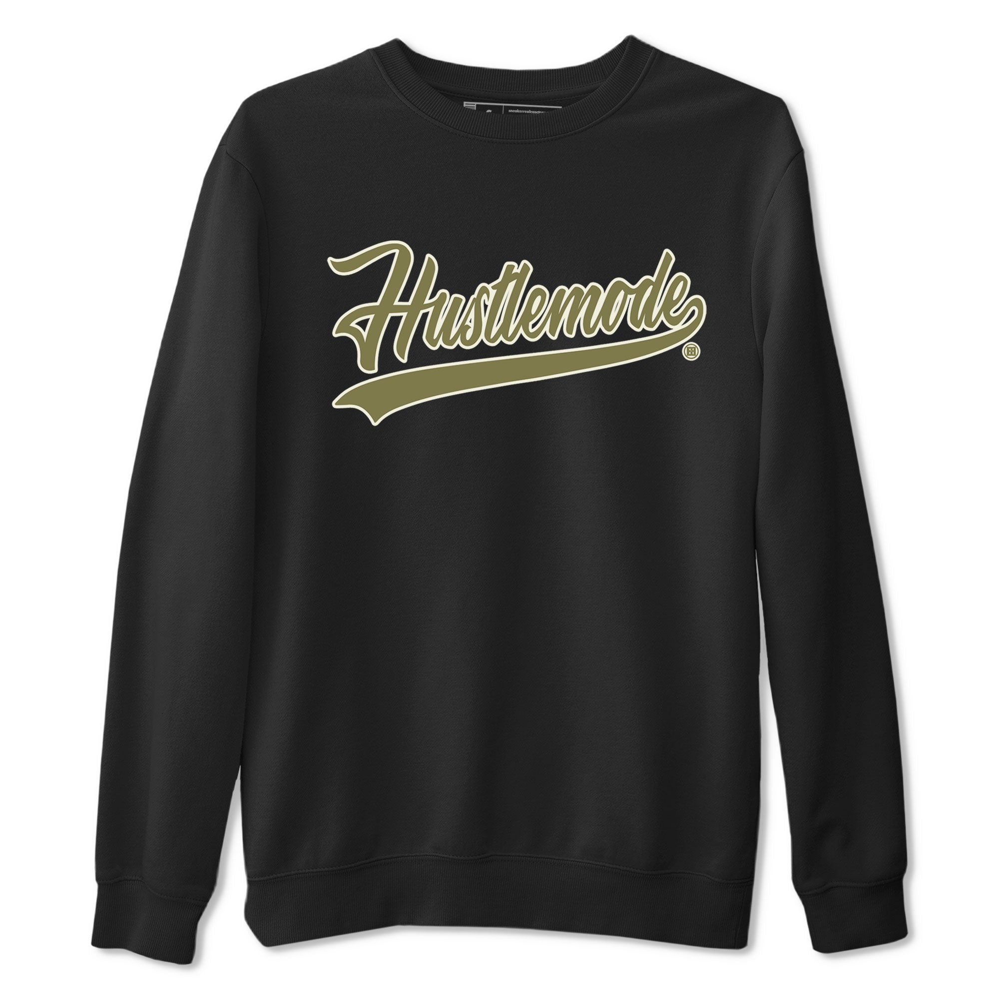 Hustle Mode snkmatch Tee - Air Jordan 4 Medium Olive
