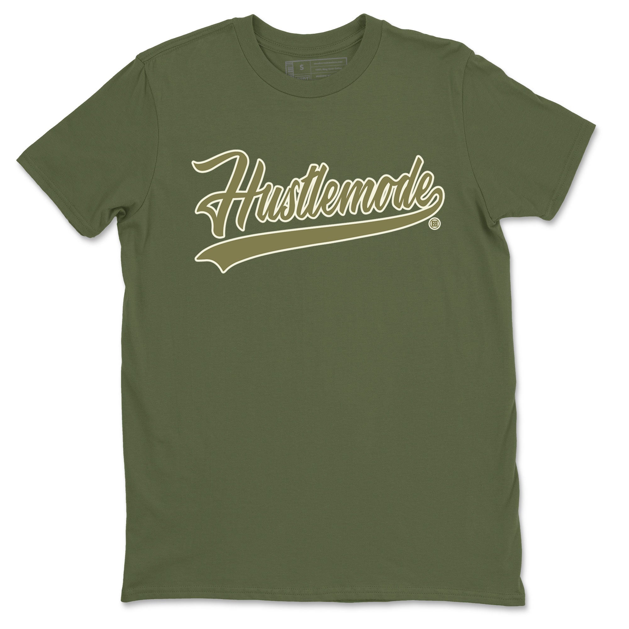 Hustle Mode snkmatch Tee - Air Jordan 4 Medium Olive