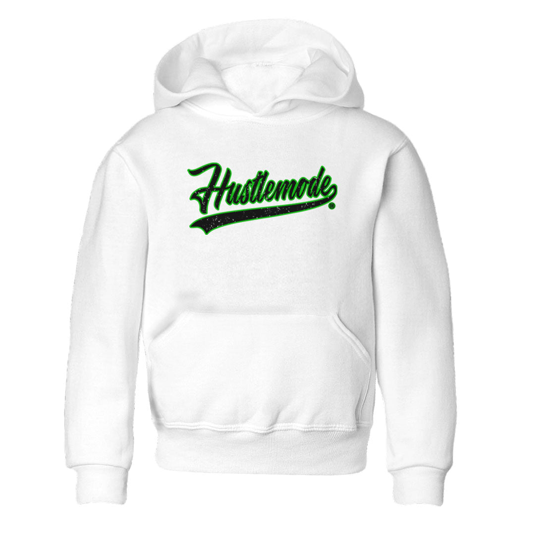 Hustle Mode snkmatch Tees Kids - Air Jordan 5 Lucky Green