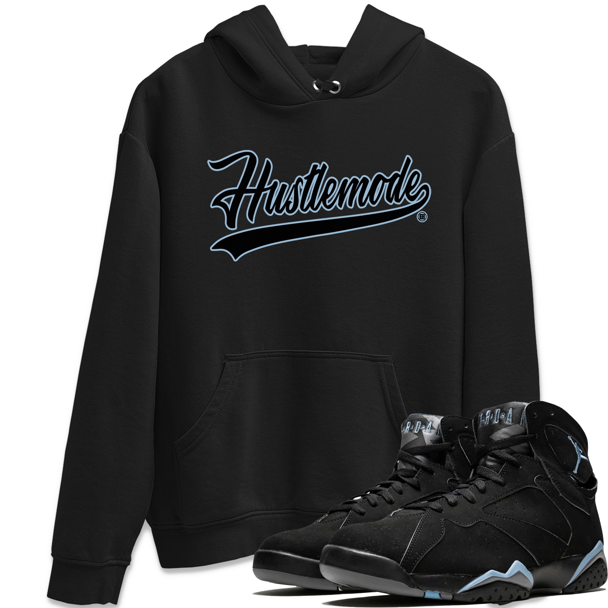 Hustle Mode Unisex Tops - Air Jordan 7 Chambray