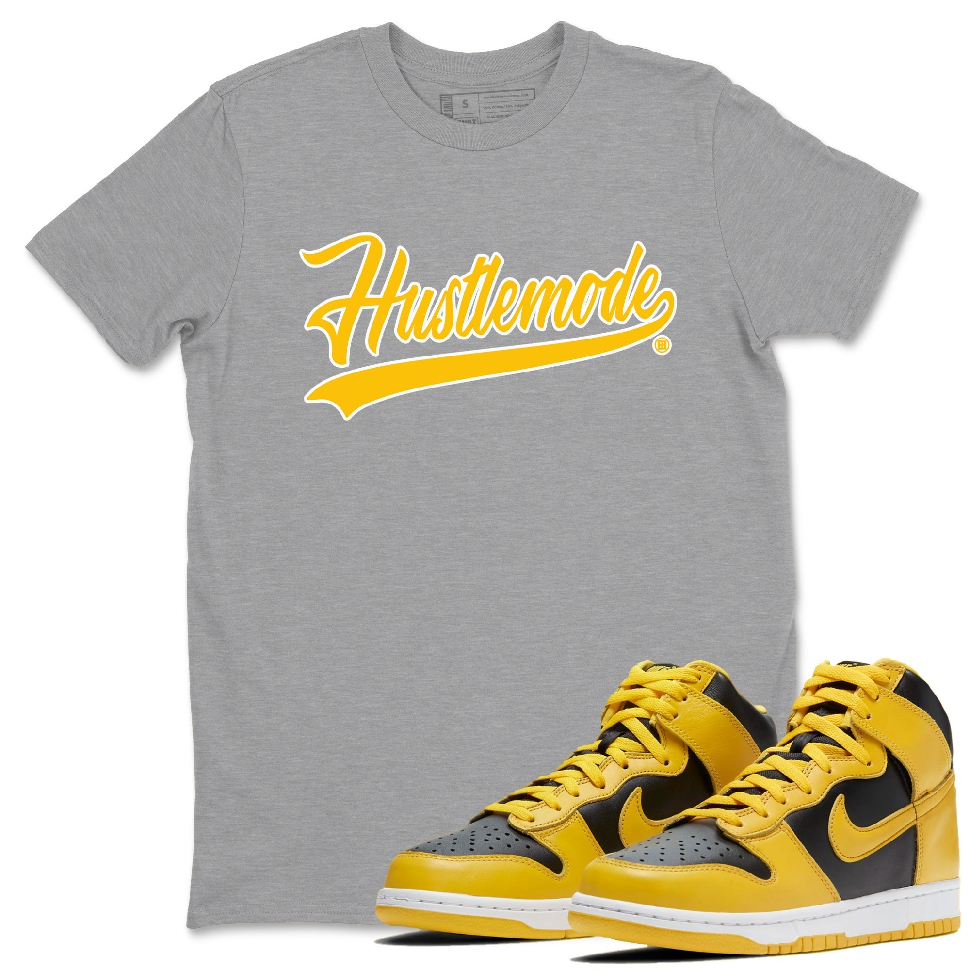 Hustle Mode snkmatch Tees - Dunk High Pollen