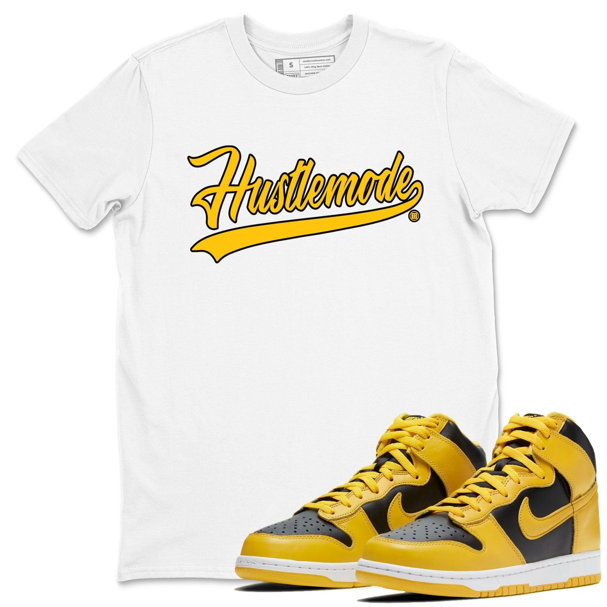 Hustle Mode snkmatch Tees - Dunk High Pollen