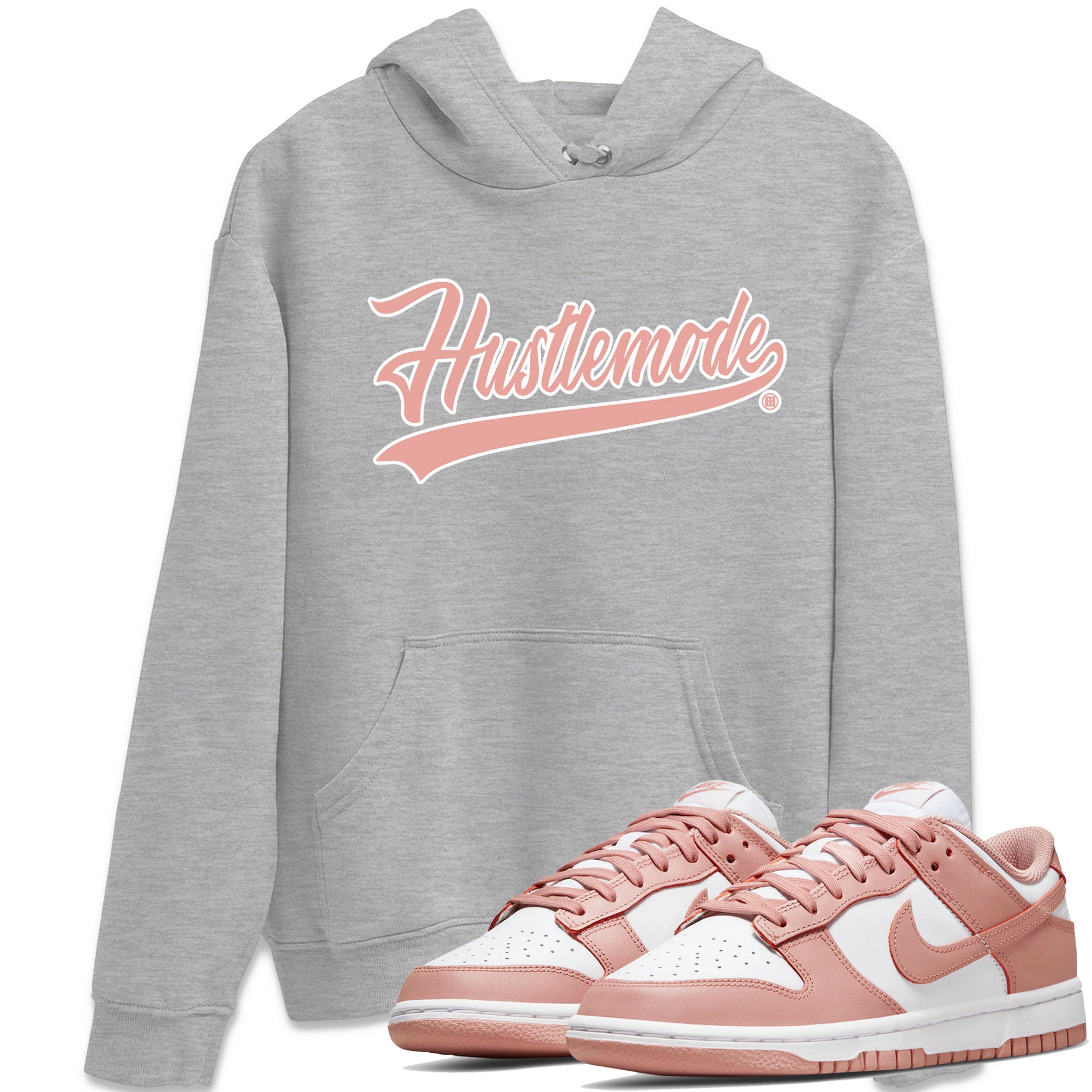 Hustle Mode snkmatch Tee - Dunk Rose Whisper